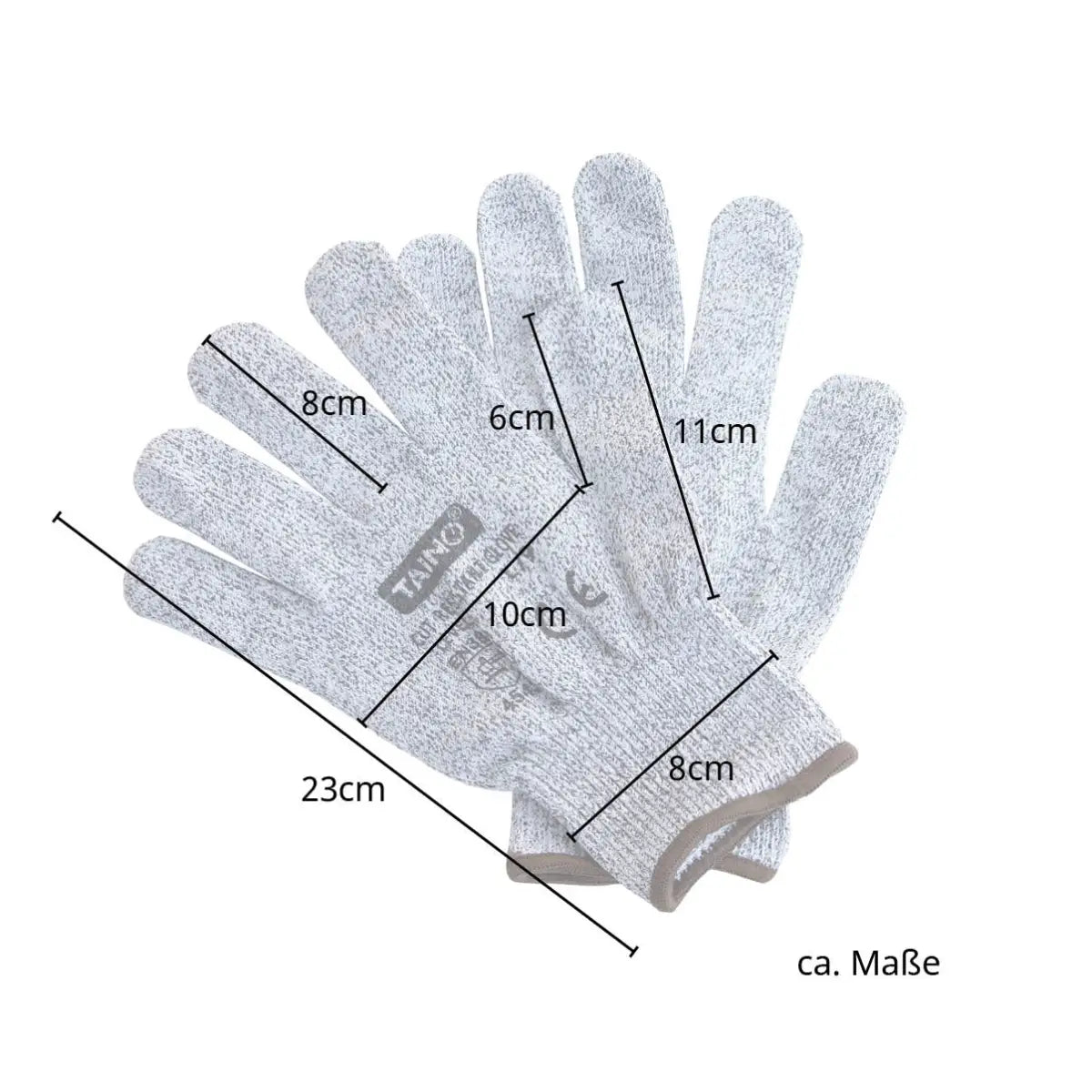 Schnittschutzhandschuhe Klasse 5 EN388 TAINO - Maße L