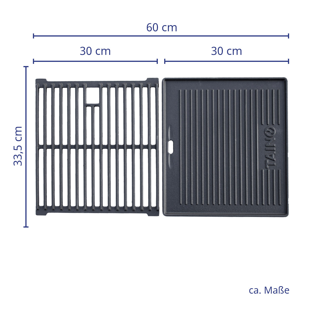 Rost+Platte für BASIC 4+1 Gasgrill