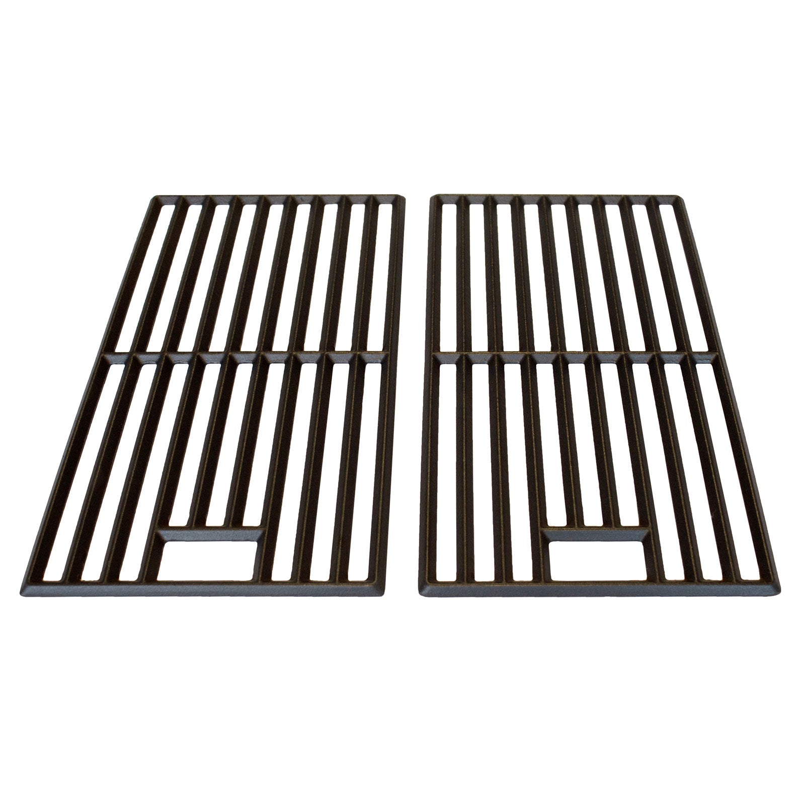 Gusseisen Grillrost aus zwei Elementen