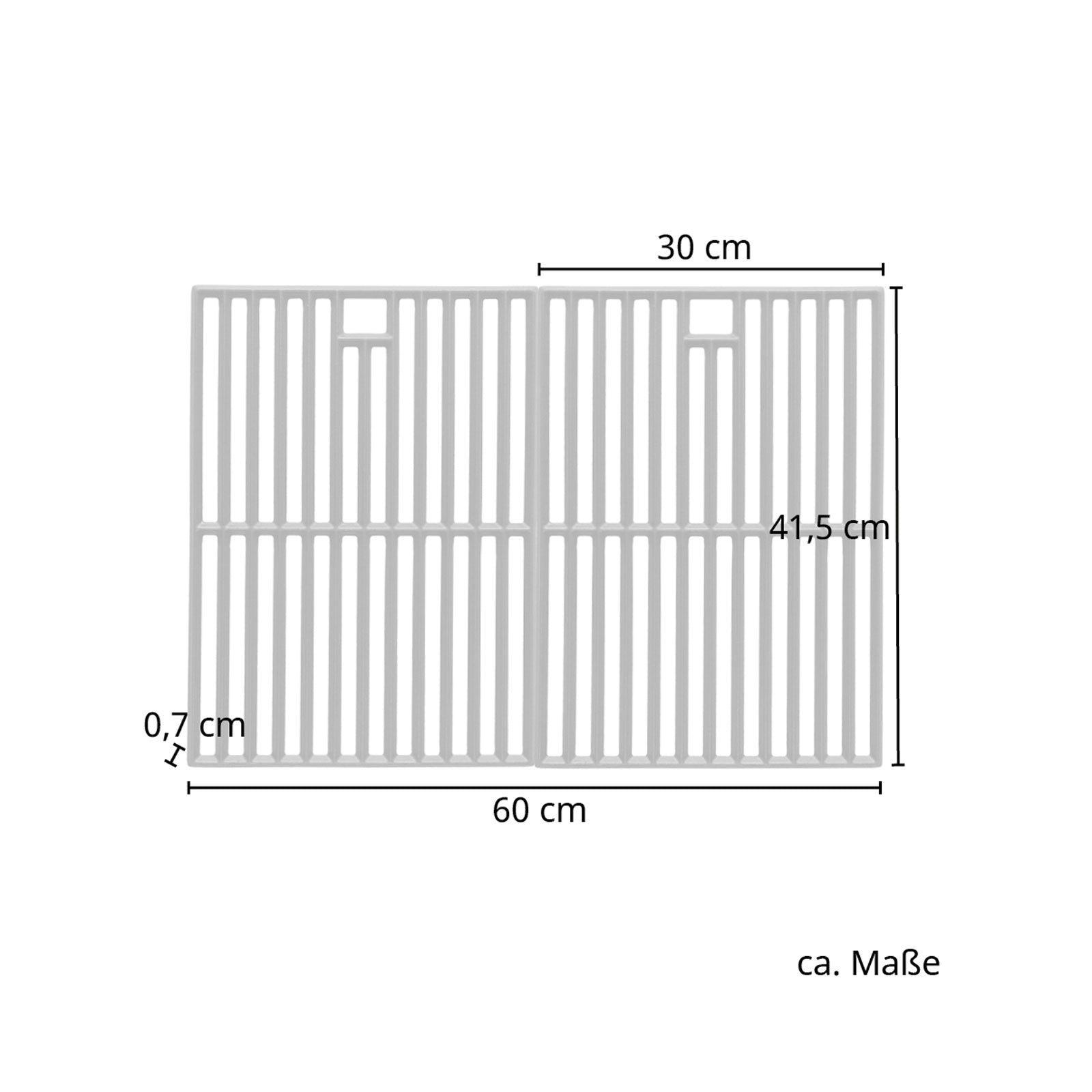 Grillroste 2er-Set für RED 4+1 Gasgrill