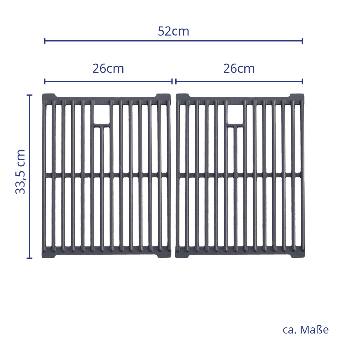 Grillrost-Set für BASIC 3+1 Gasgrill