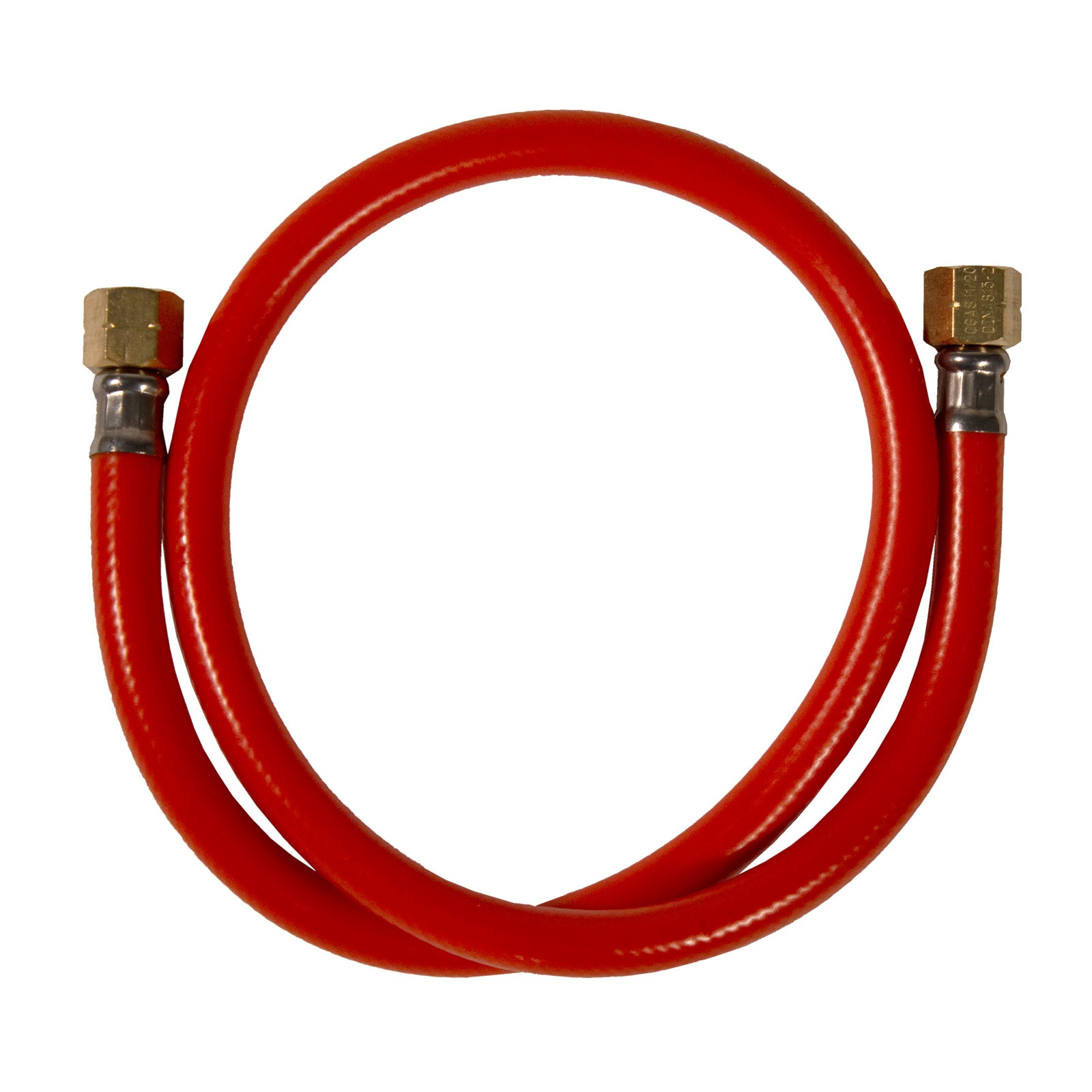 Schlauch Gasdruckminderer Gaskartusche 7/16" auf 1/4" LH 50 mbar