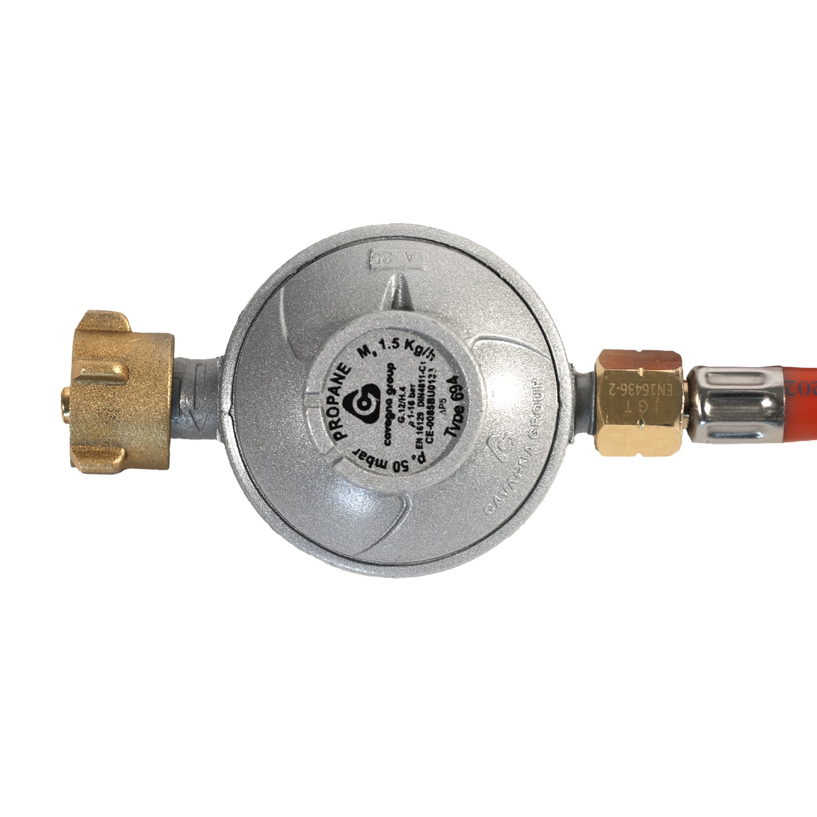 Set RED 6+1 Gasgrill + Abdeckhaube + Gasregler