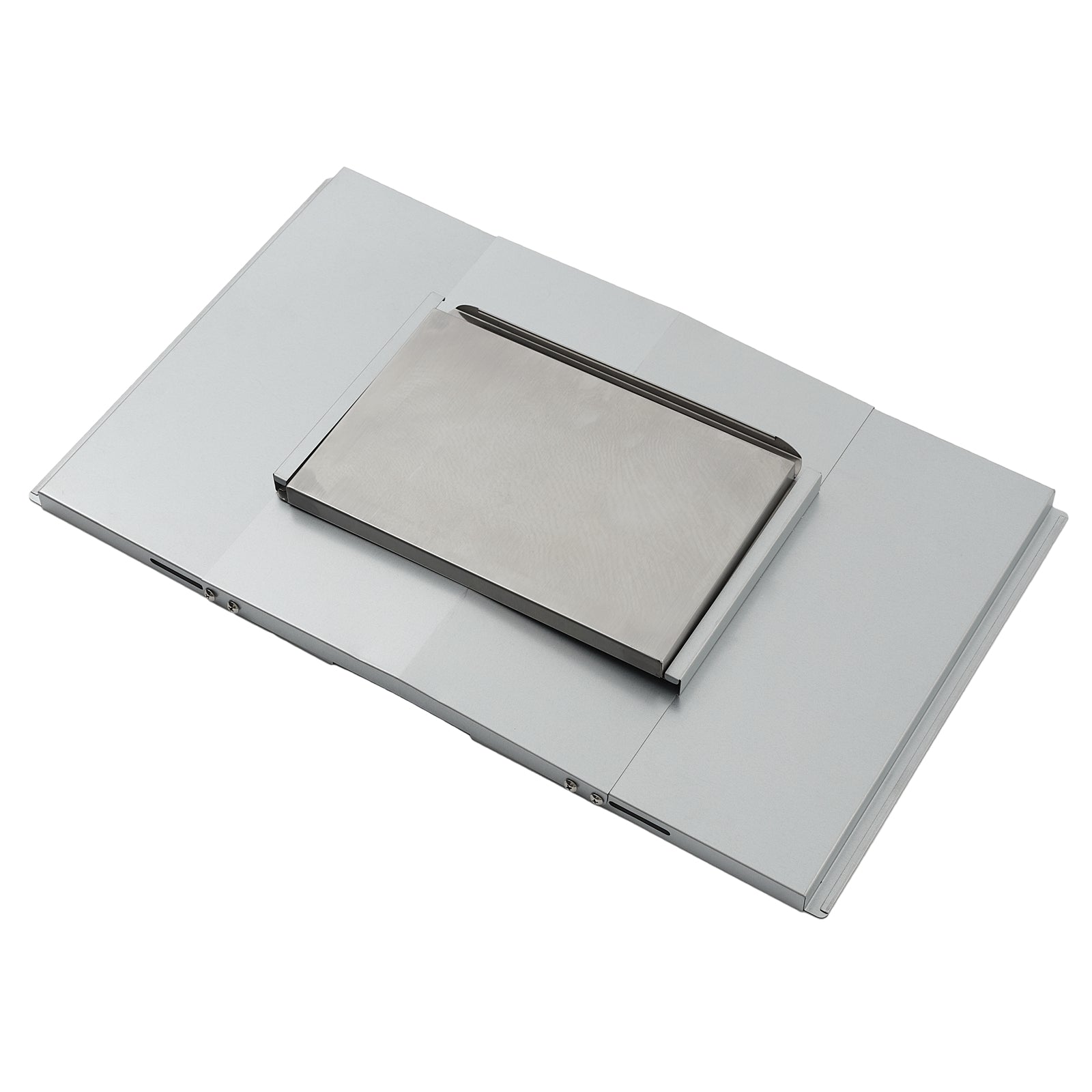 Fettwanne für Gasgrills - Ansicht von unten mit Fettauffangschale