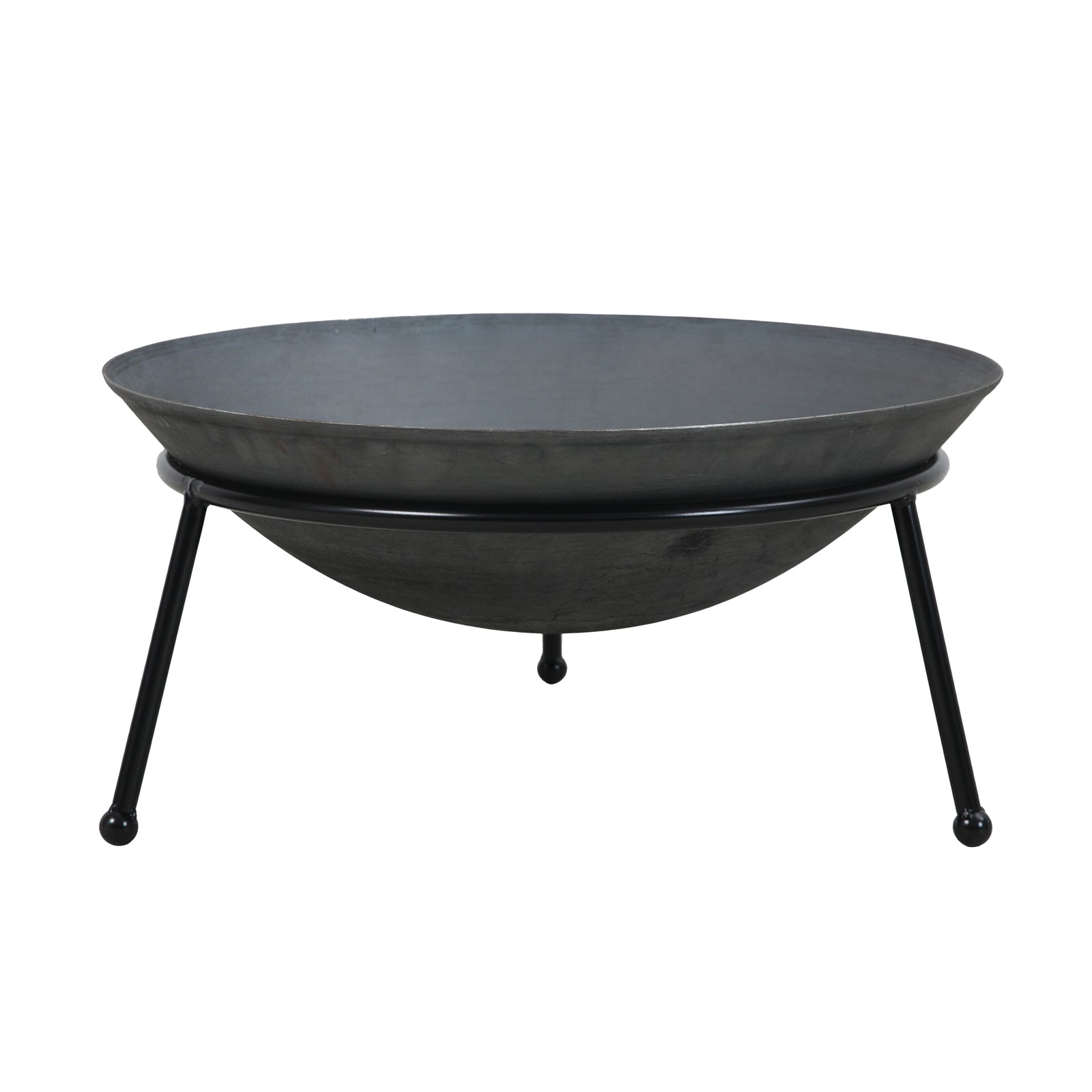 TAINO Feuerschale Gusseisen 60 cm - Seitenansicht