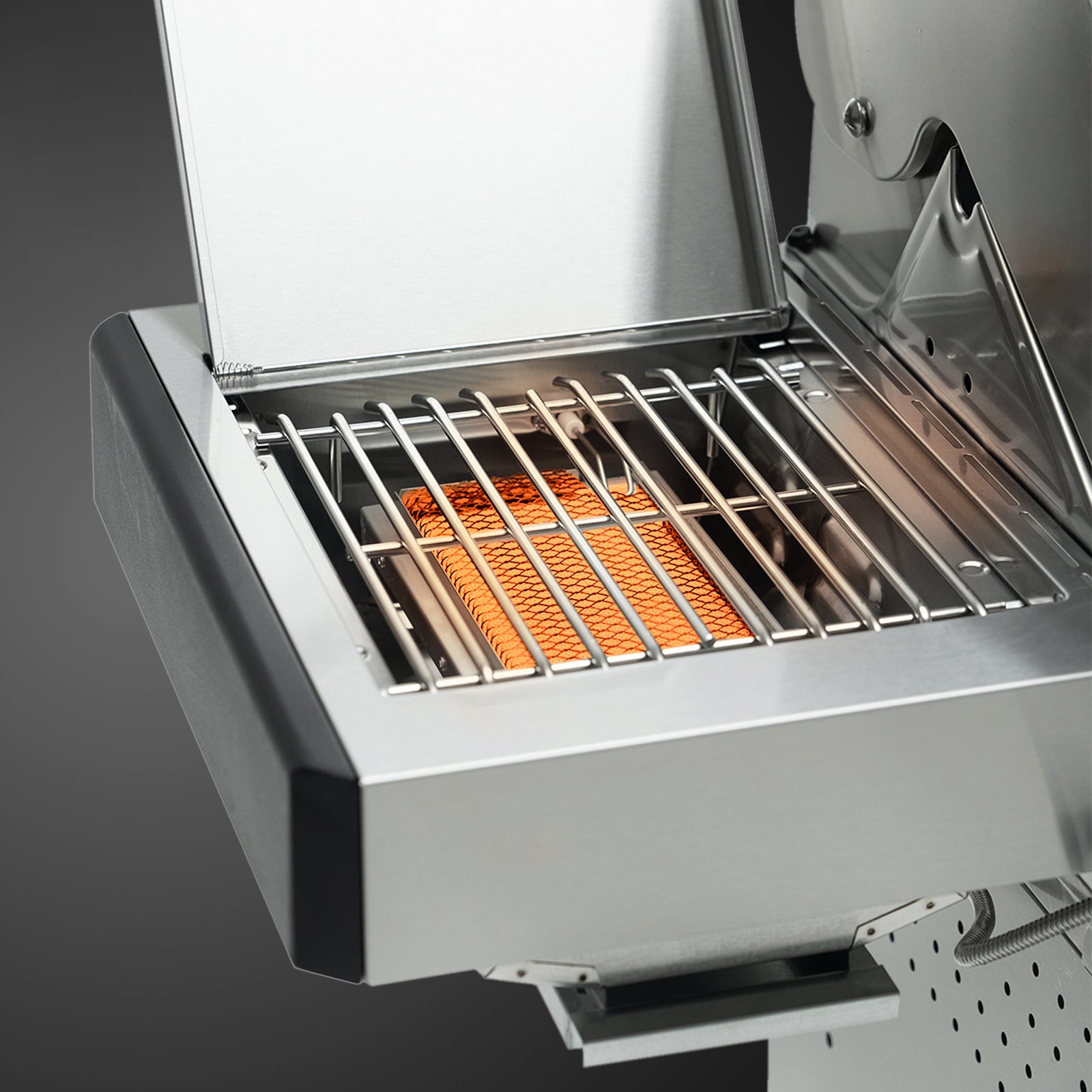 TAINO PLATINUM YAMARA 6+2 Edelstahl Gasgrill 6-Brenner Spar-Angebot mit Abdeckhaube - Keramikbrenner im Seitentisch