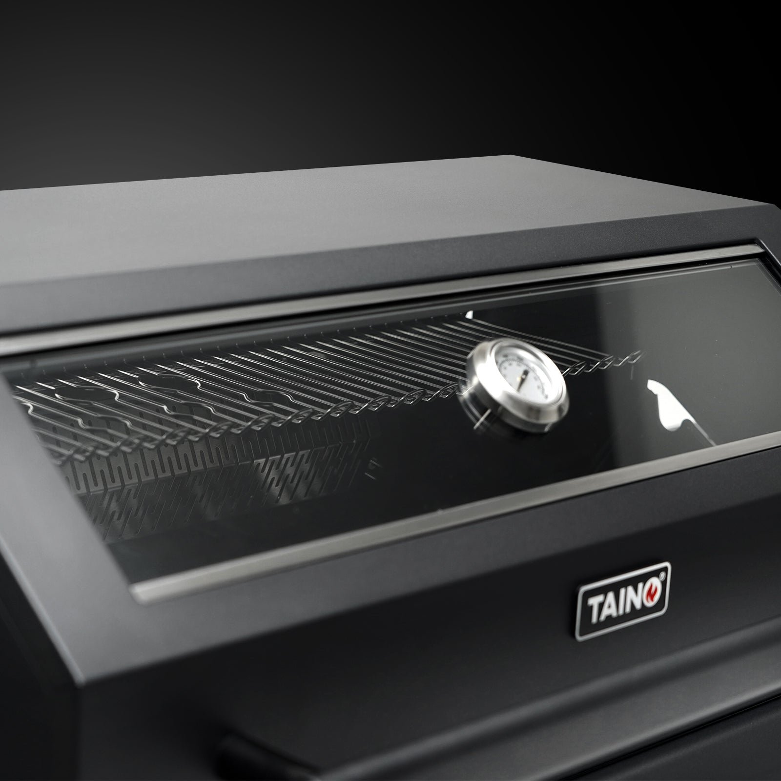 TAINO PLATINUM YAMARA DARK 4+2 Gasgrill 4-Brenner Spar-Angebot mit Abdeckhaube - Sichtfenster im Deckel