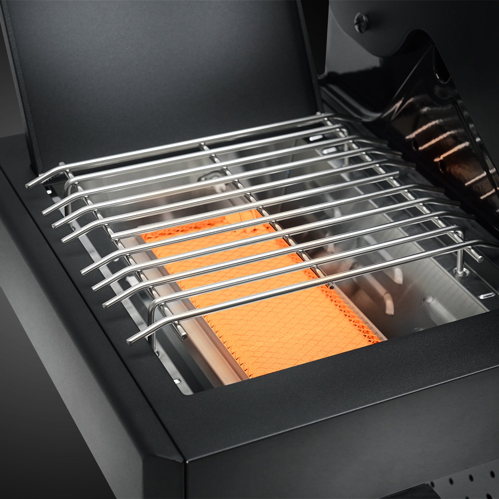 TAINO PLATINUM YAMARA DARK 4+2 Gasgrill 4-Brenner Spar-Angebot mit Abdeckhaube - Keramikbrenner im Seitentisch