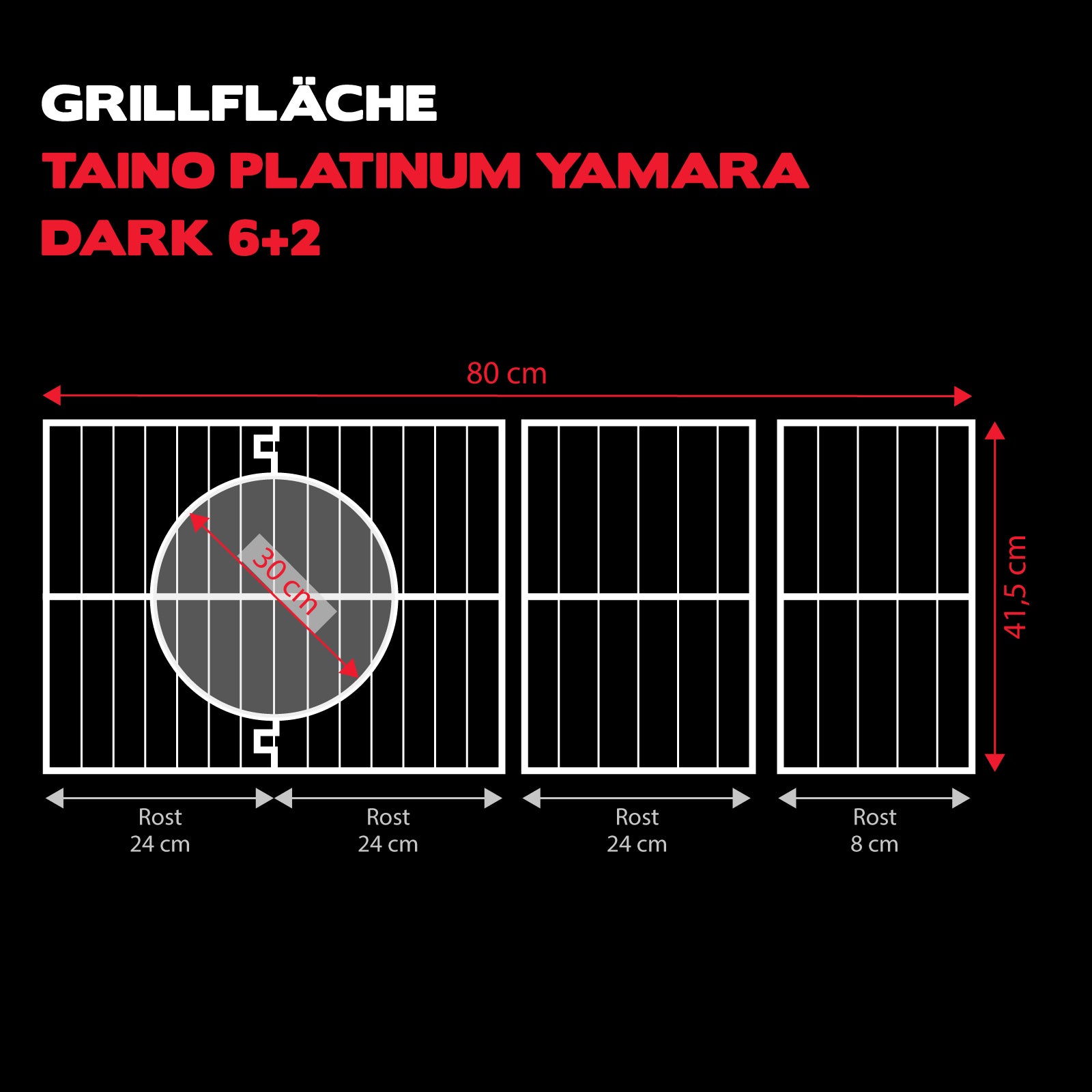 PLATINUM YAMARA DARK 6+2