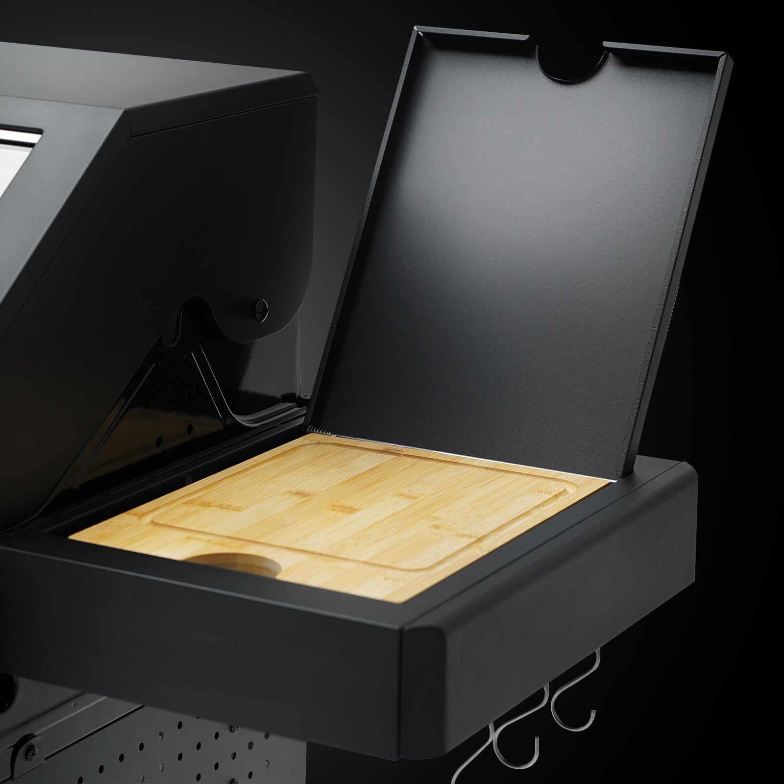 TAINO PLATINUM YAMARA DARK 6+2 Gasgrill 6-Brenner Spar-Angebot mit Abdeckhaube - Seitentisch mit Schneidebrett