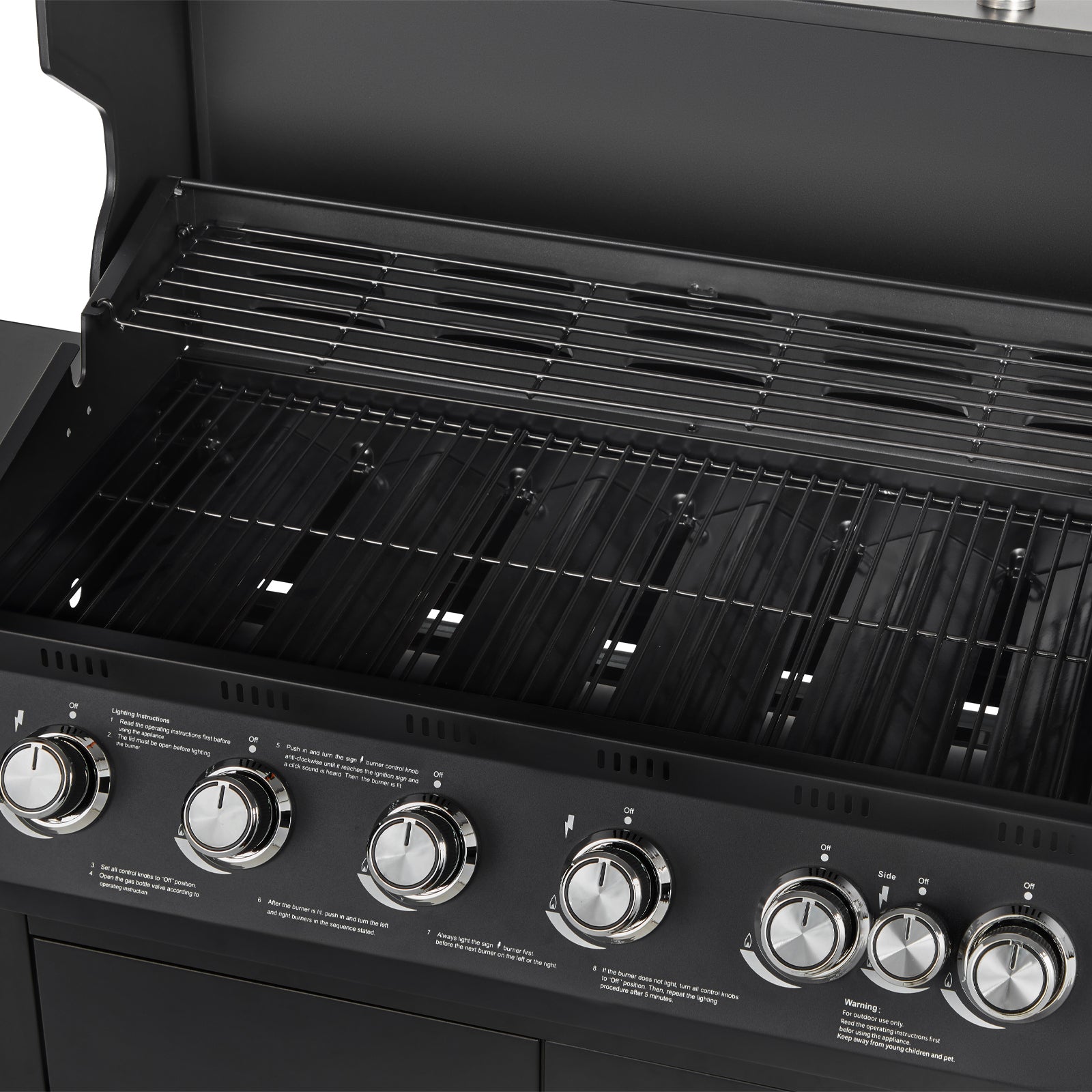 BRANDO 6+1 Gasgrill
