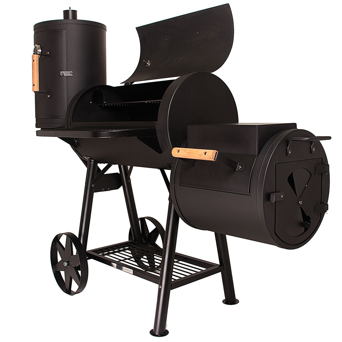 TAINO YUMA PRO Smoker mit vertikaler Räucherbox - Diagonalansicht