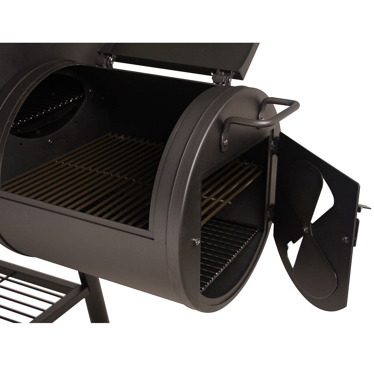 TAINO YUMA PRO Smoker mit vertikaler Räucherbox - Brennkammer