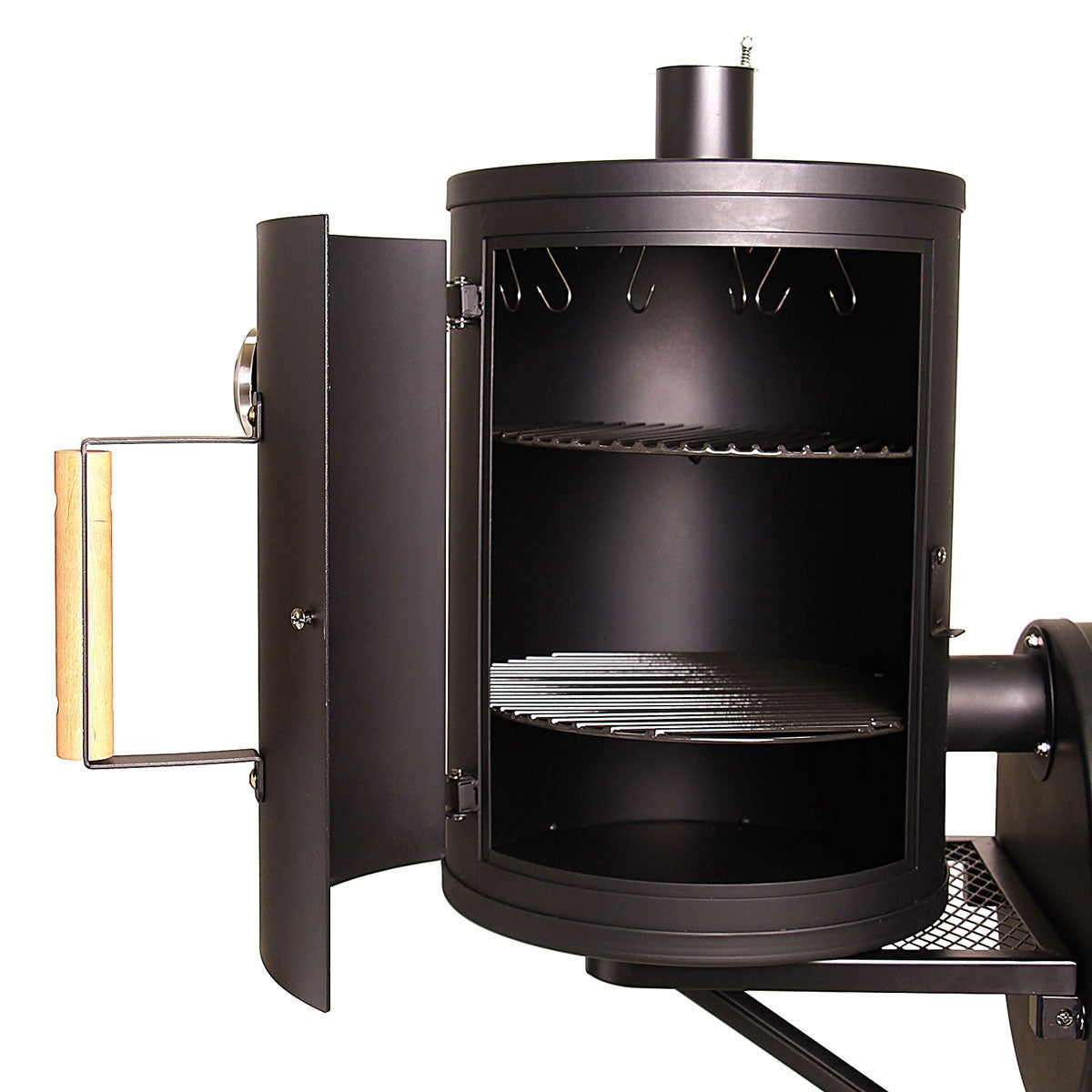 TAINO YUMA PRO Smoker - vertikaler Räucherbox mit 2 Ebenen und Haken