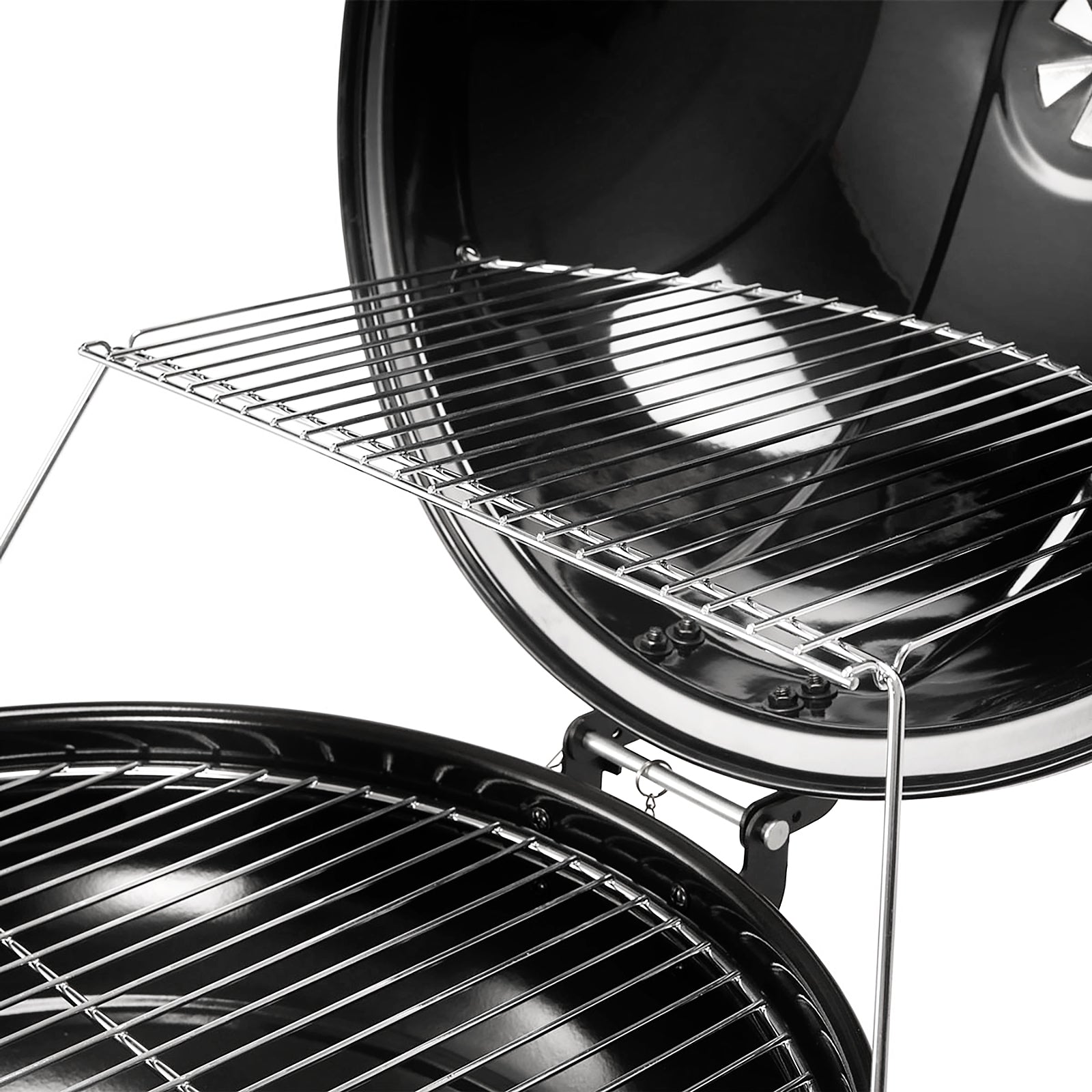 TAINO NEO Holzkohle Kugelgrill - Detailansicht Warmhalterost