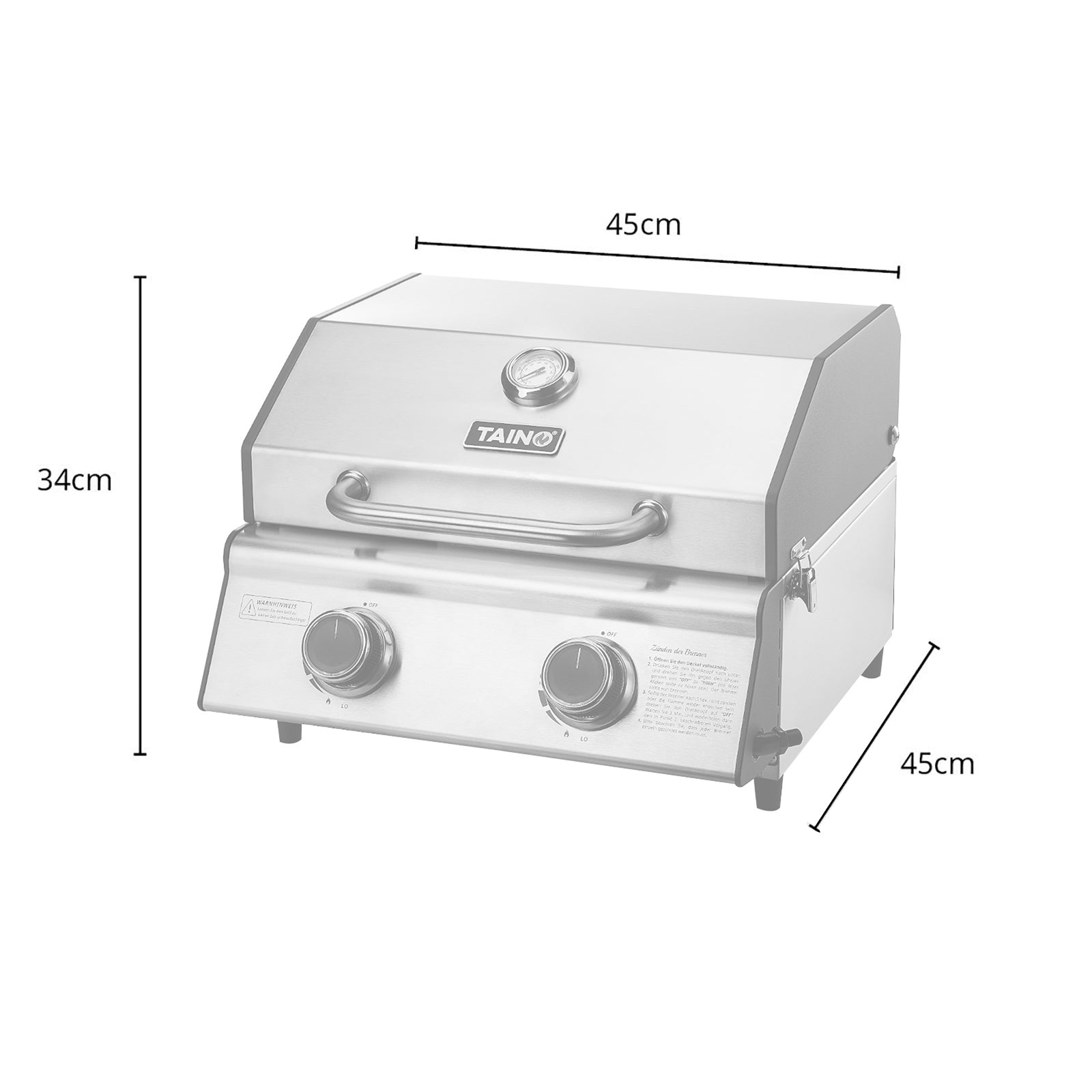 Set PLATINUM COMPACT + Gusseisen-Rost