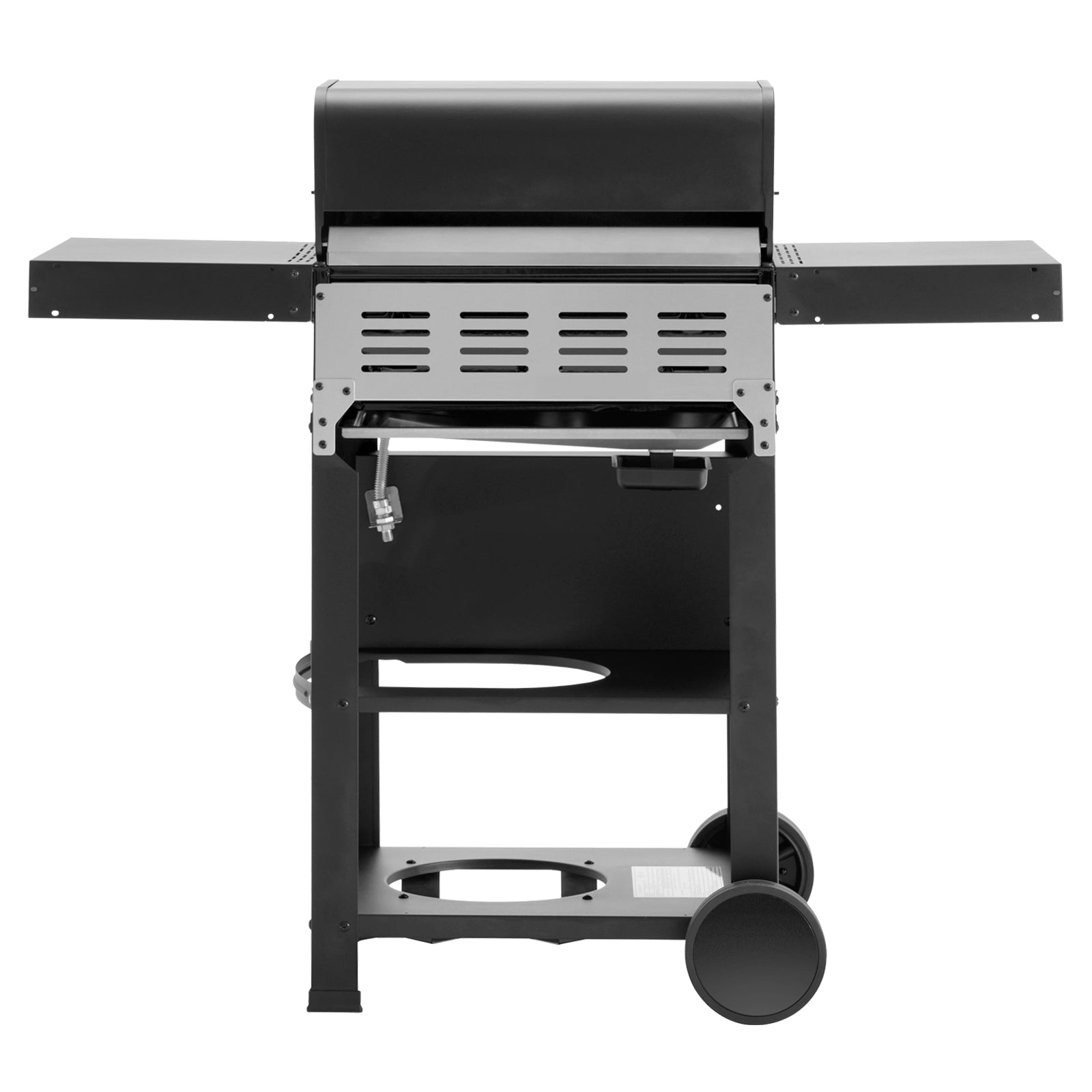 TAINO WABAYA Gasgrill von hinten mit Gasanschluss und Fettauffangschale