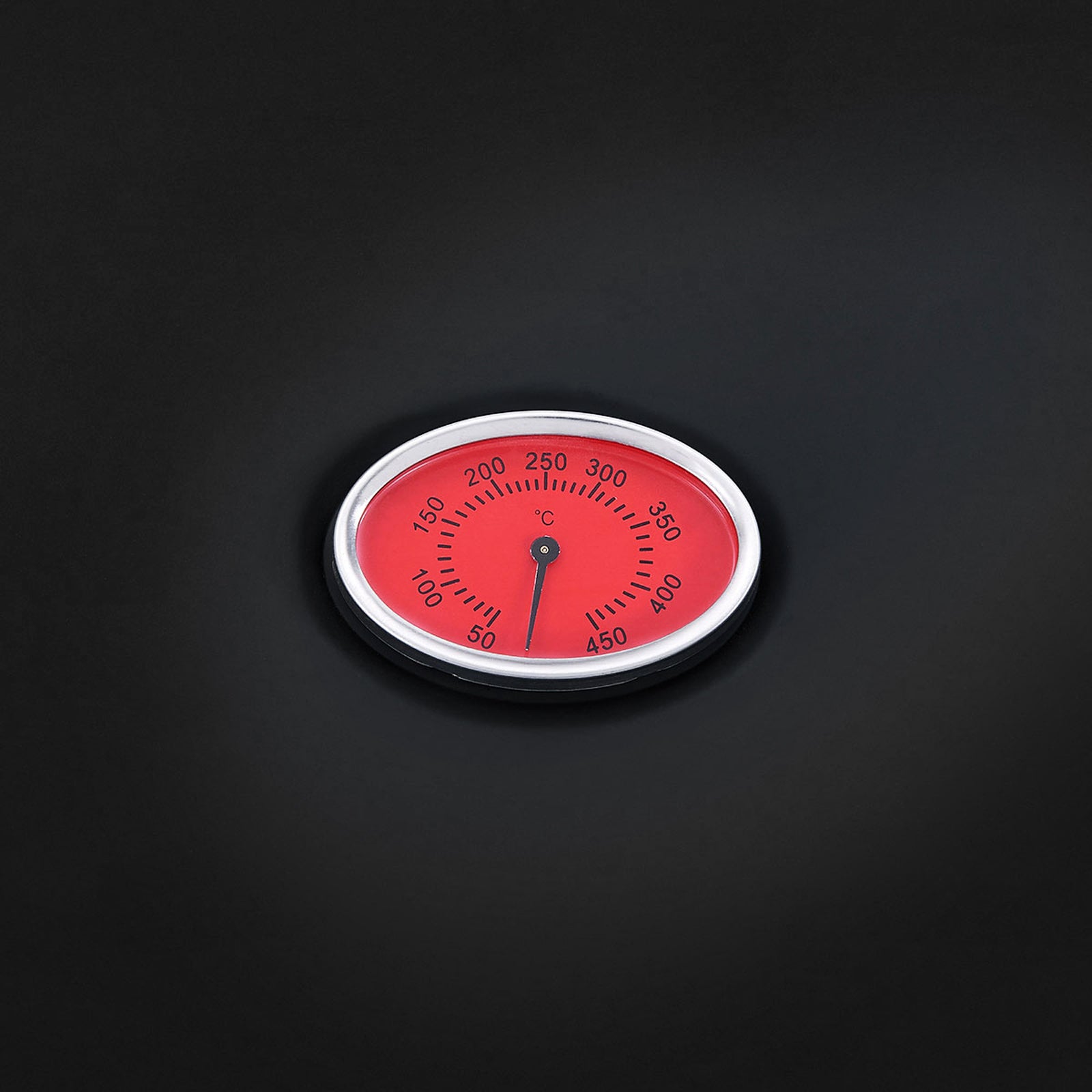 TAINO Red 6+1 - 6-Brenner Gasgrill mit Kochplatte - Detailansicht Thermometer