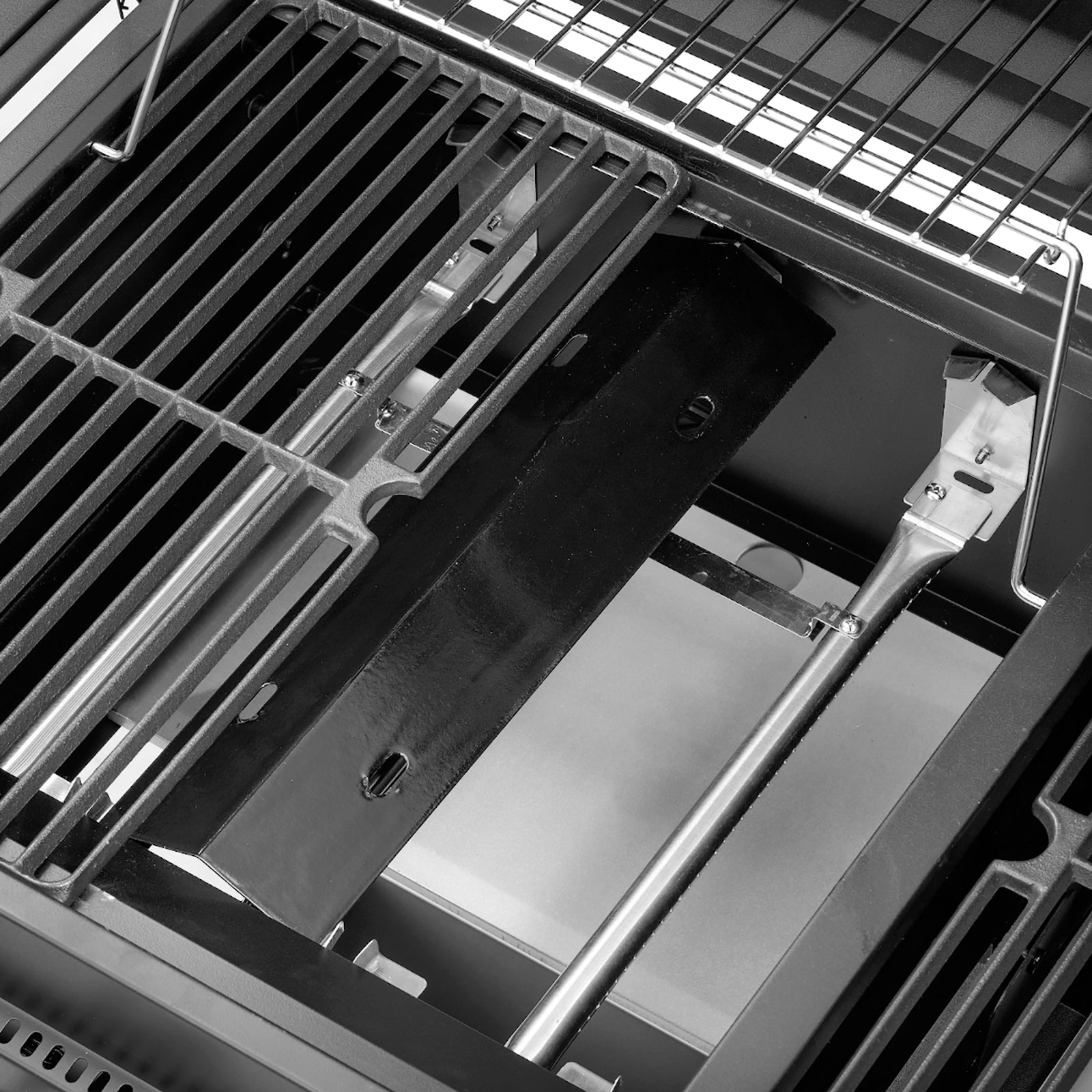 TAINO HERO DUO Detailansicht Brenner mit emaillierter Brennerabdeckung