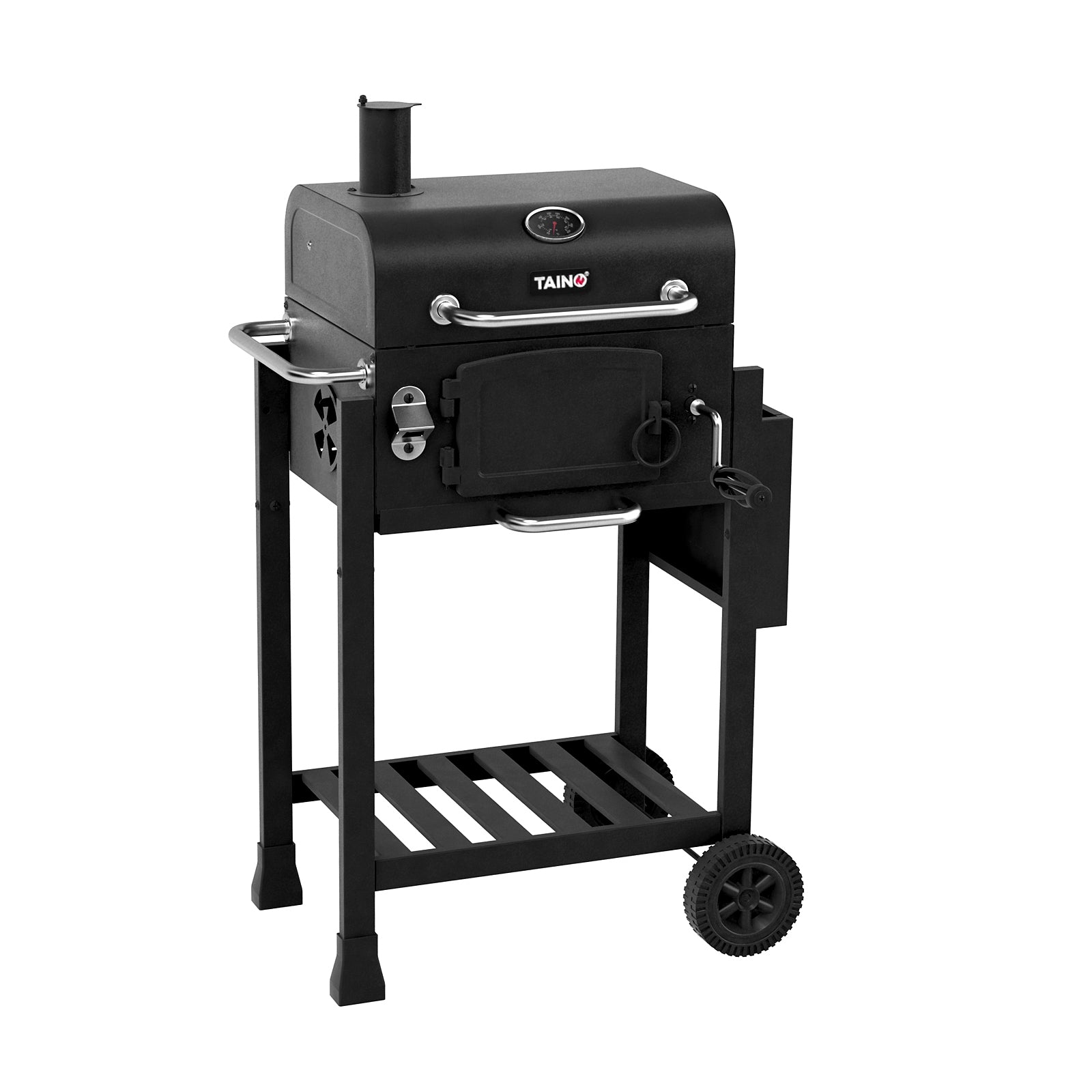 TAINO HERO Holzkohlegrill mit eingeklapptem Seitentisch