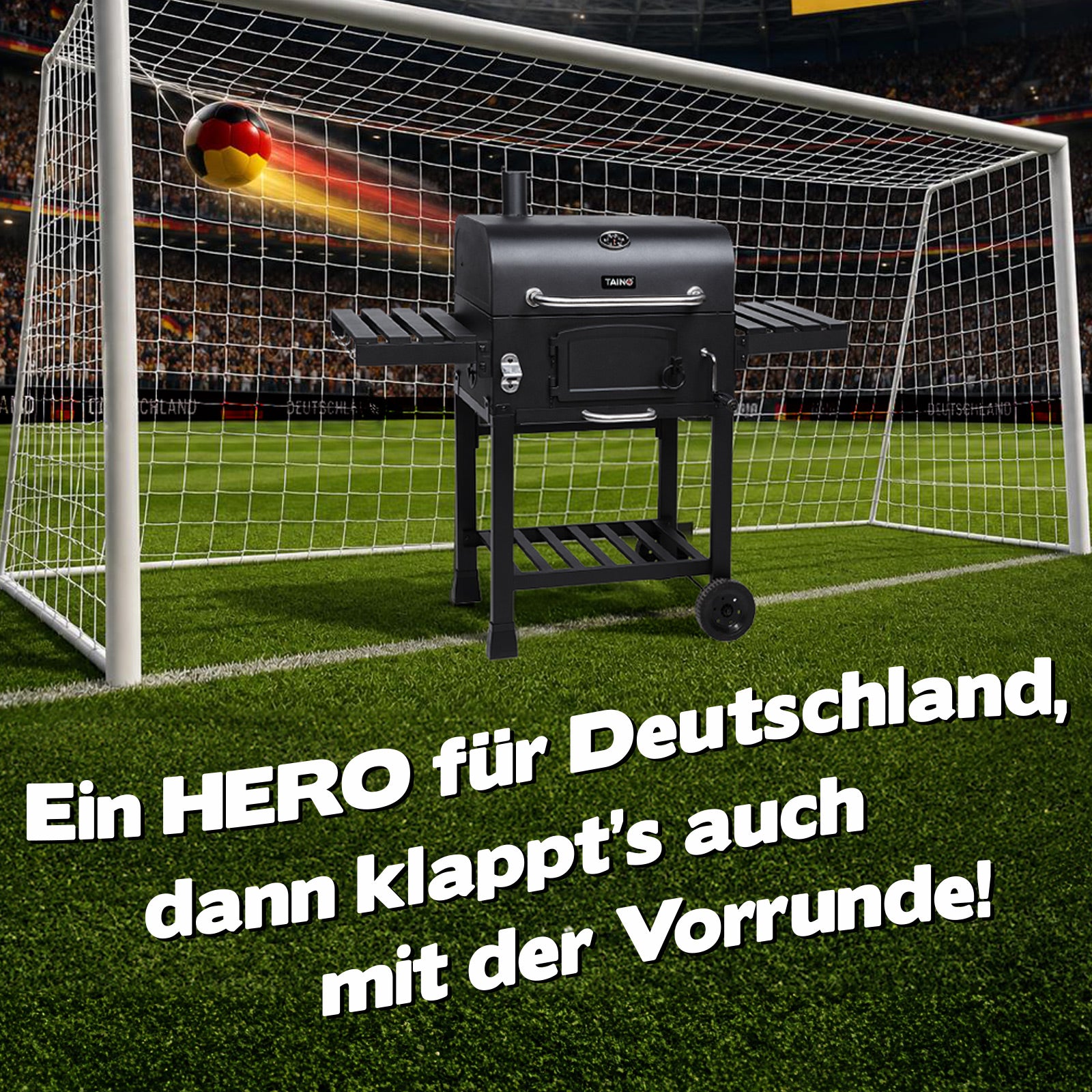 HERO XL Holzkohlegrill