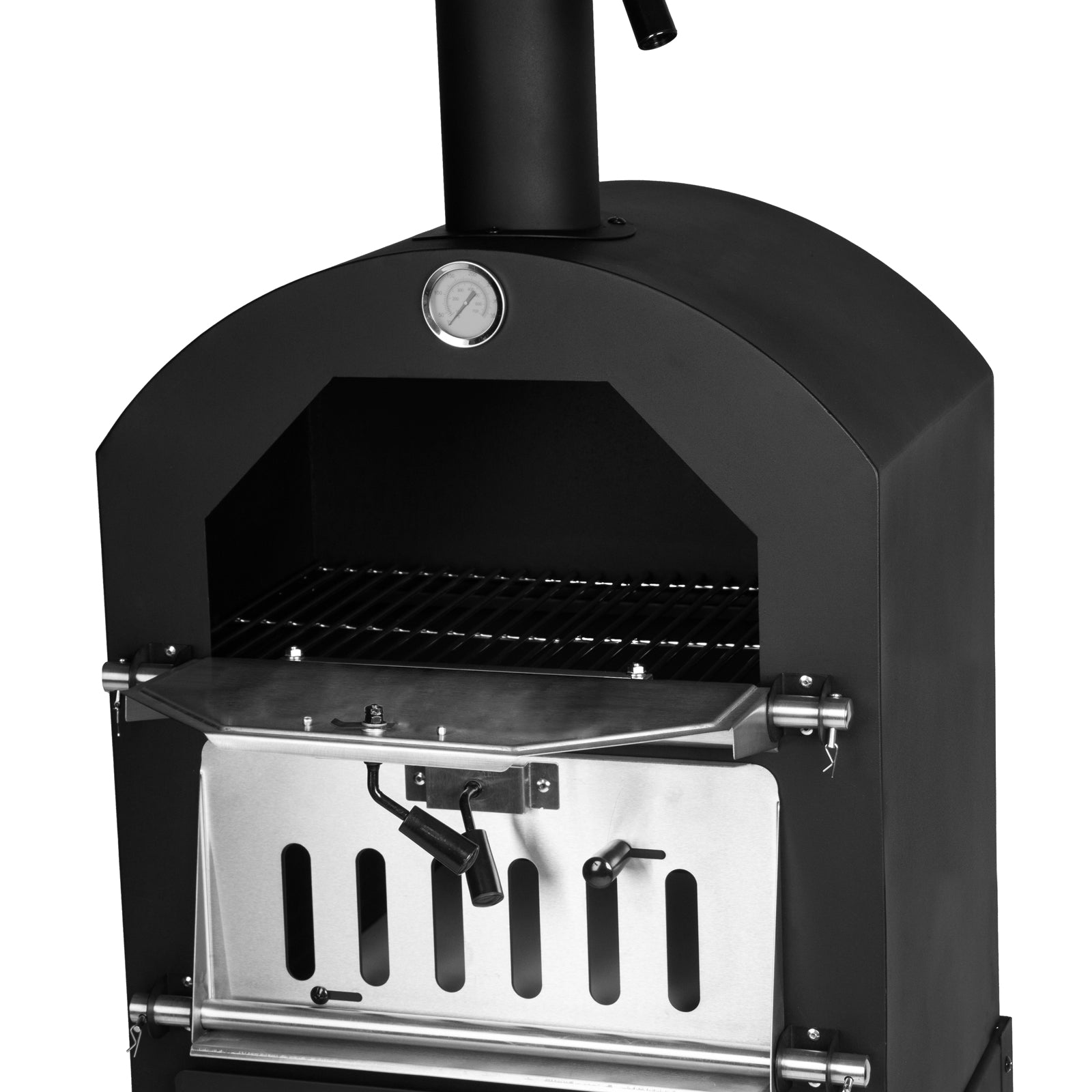 TAINO Outdoor Pizzaofen - Grillofen für den Garten - Offenklappe