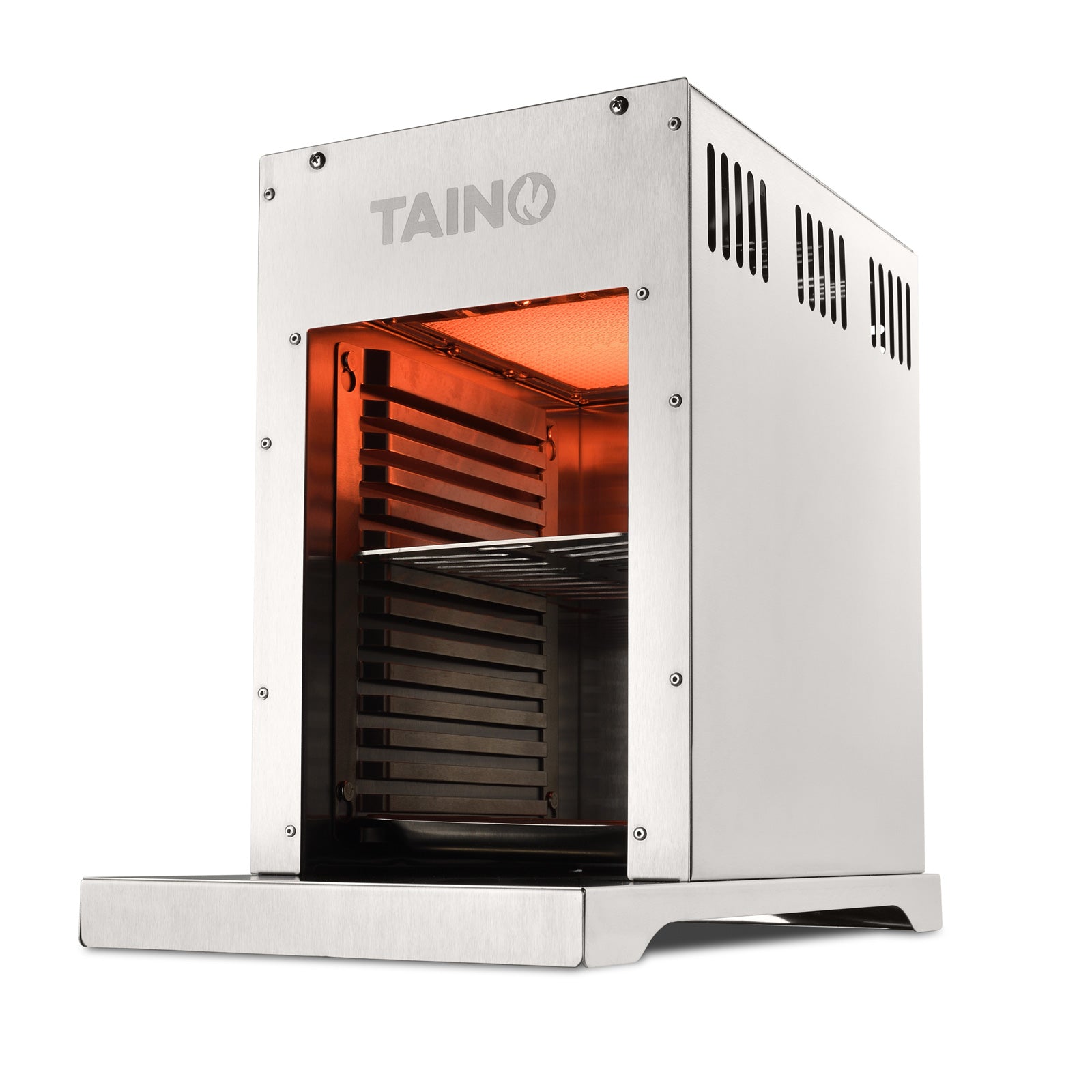 TAINO Edelstahl Oberhitzegrill Gas 800 Grad - Keramik Brenner
