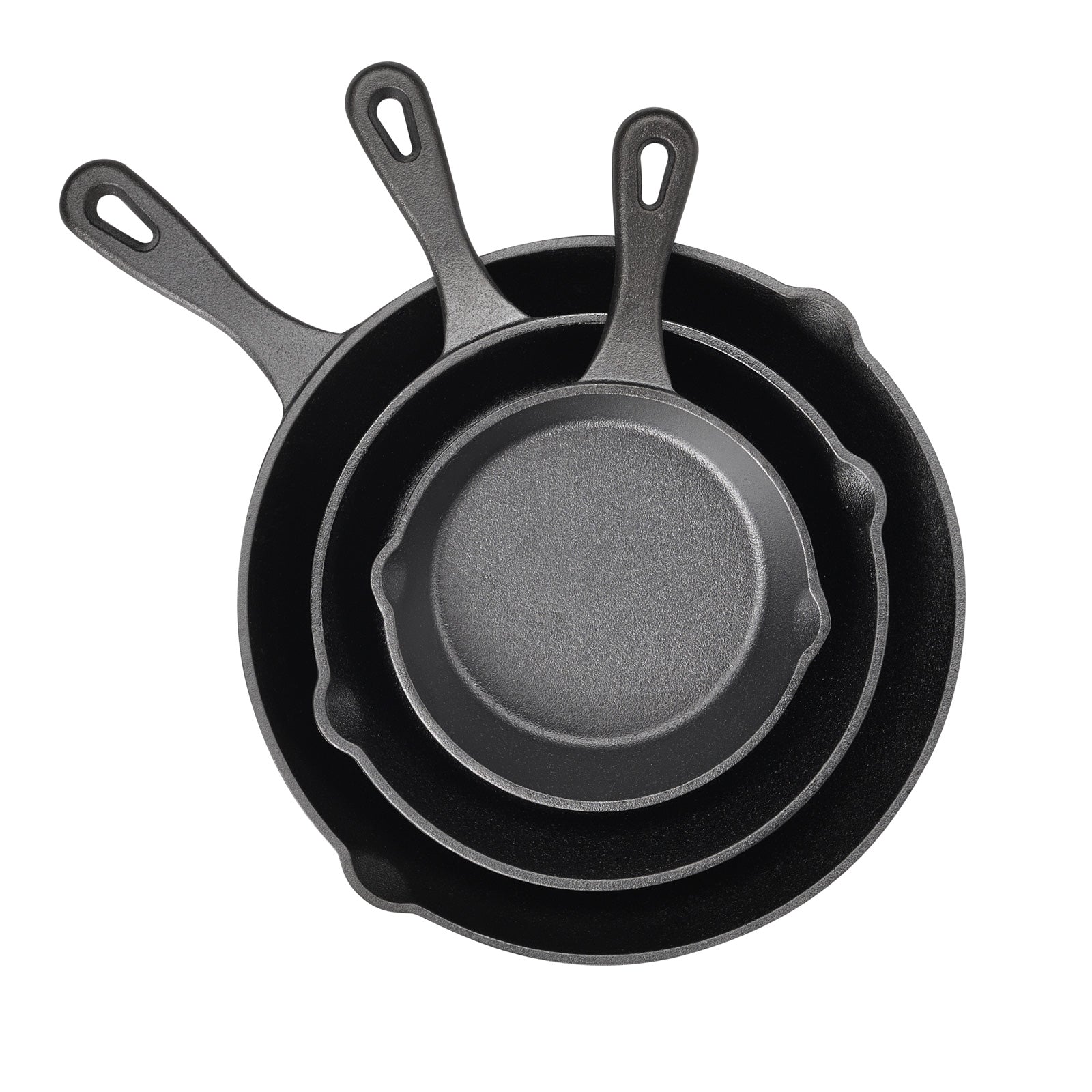 Gusseisen Pfannen 3er Set