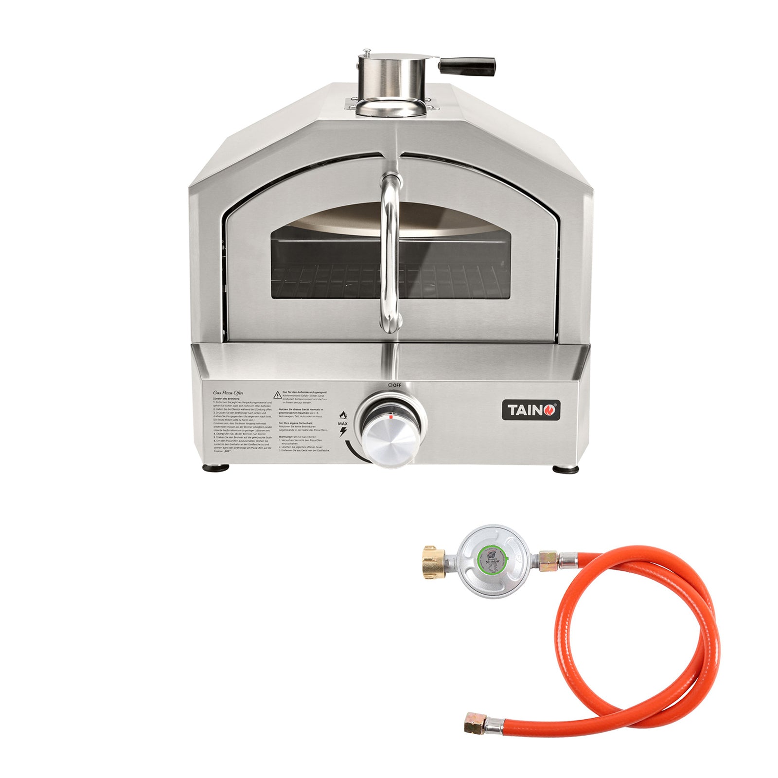 Set Pizzaofen Django + Gasdruckminderer (93570+90007)