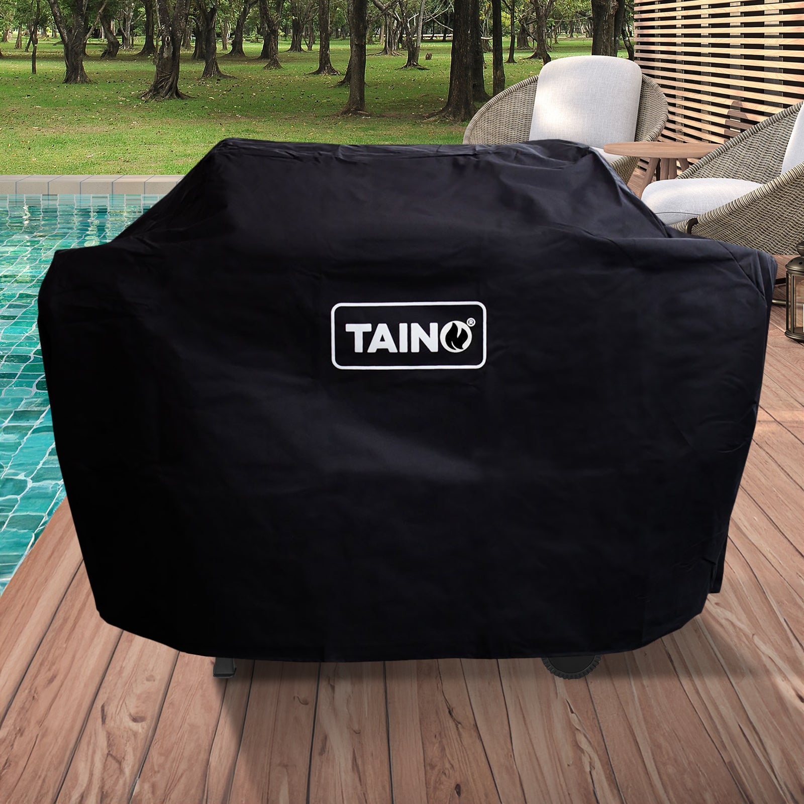 Set BASIC 4+1 Gasgrill + Abdeckhaube + Gasregler