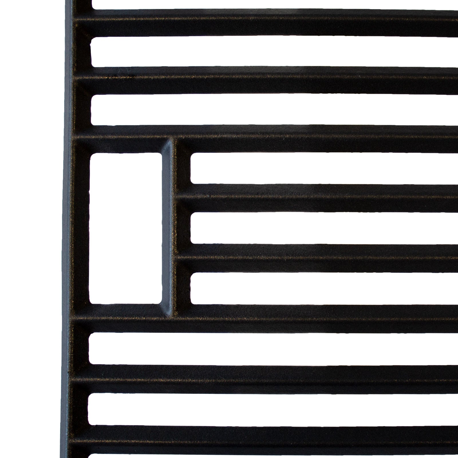 Nahansicht des Gusseisenrosts