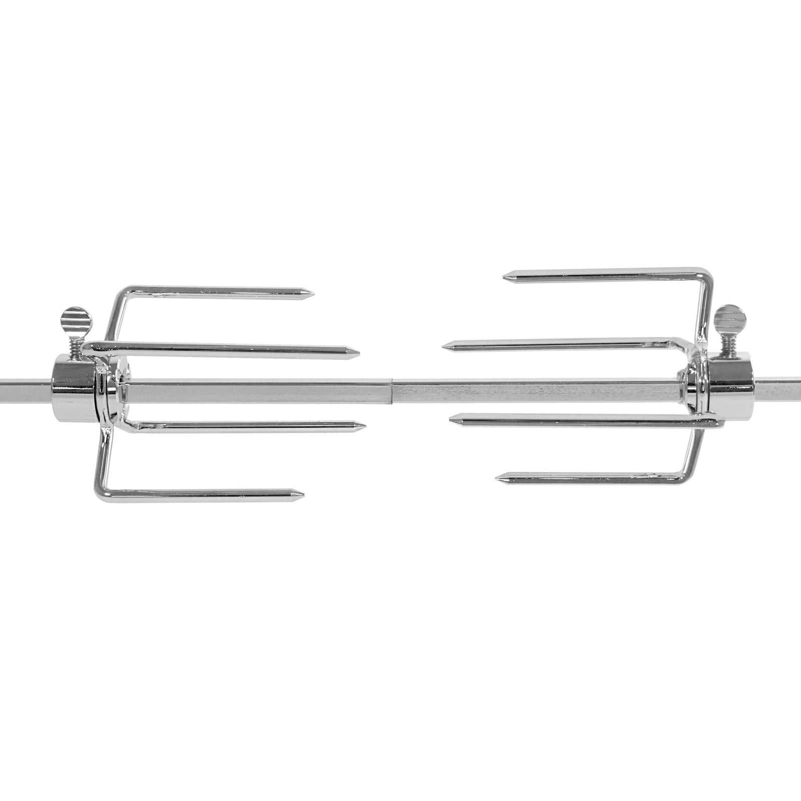 Drehspieß für den TAINO RED 4+1 Gasgrill - Detailansicht der Fleischgabeln