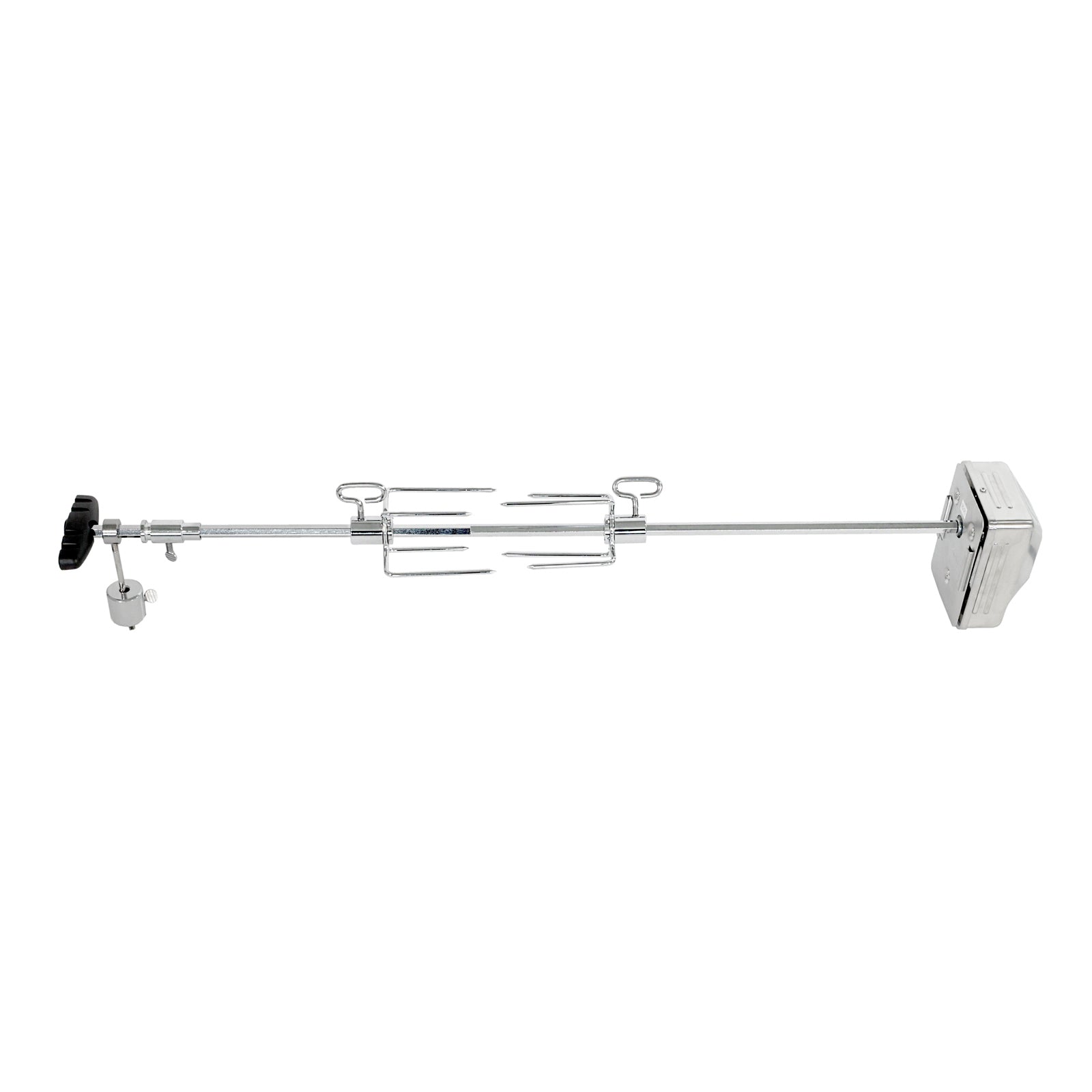 TAINO Drehspieß für Gasgrill Black 2+1 seitliche Ansicht