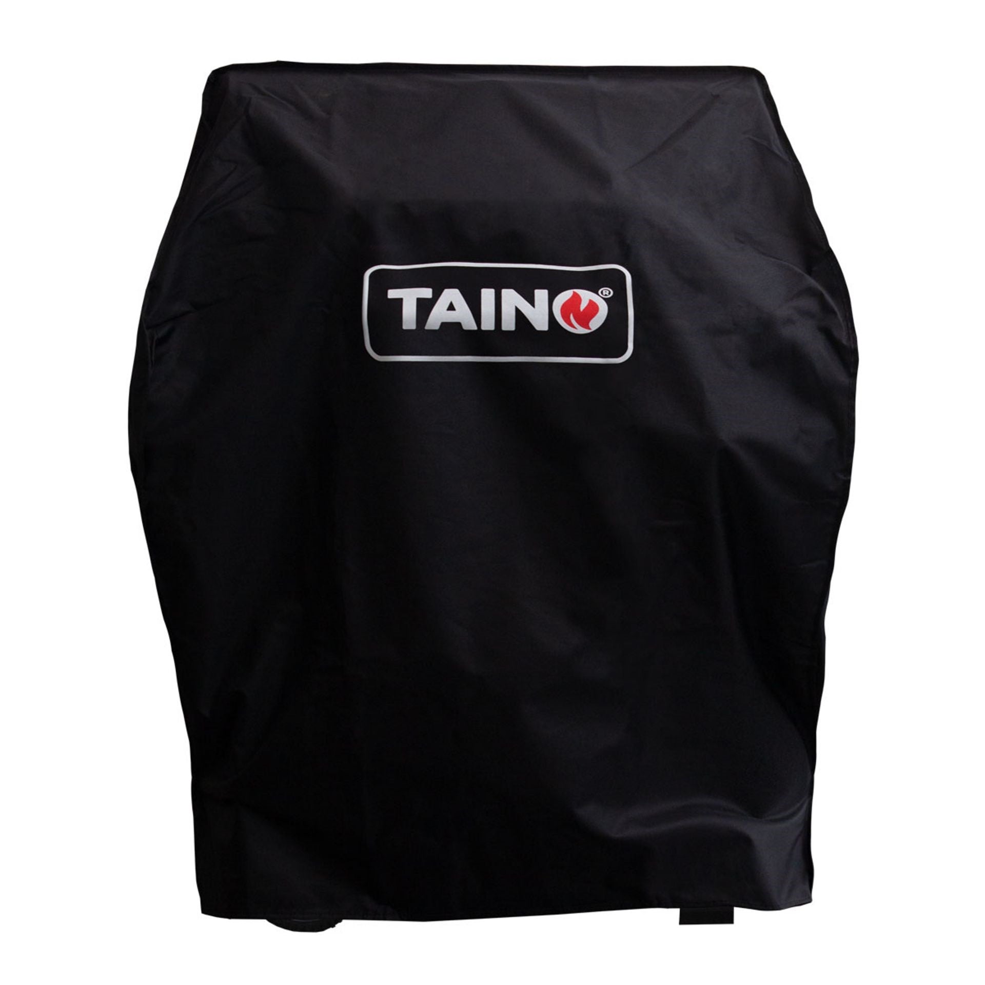 Schwarze Abdeckhaube mit TAINO Loo für den COMPACT Gasgrill