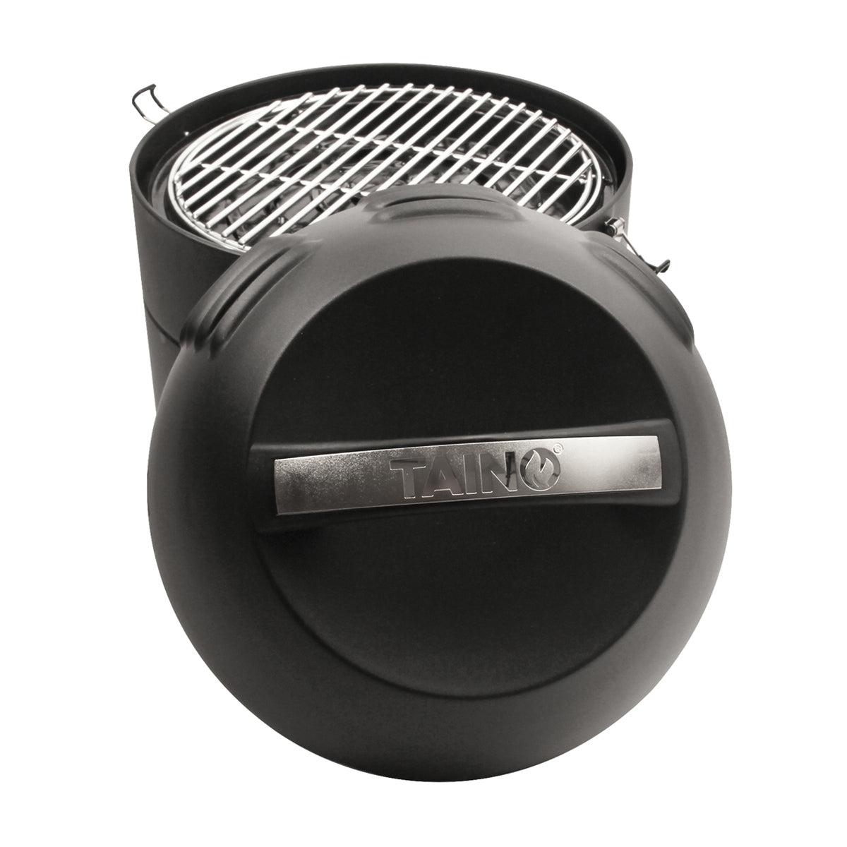 TAINO Grill-to-Go Campinggrill Gas Outdoor Grill - Deckel geöfnet