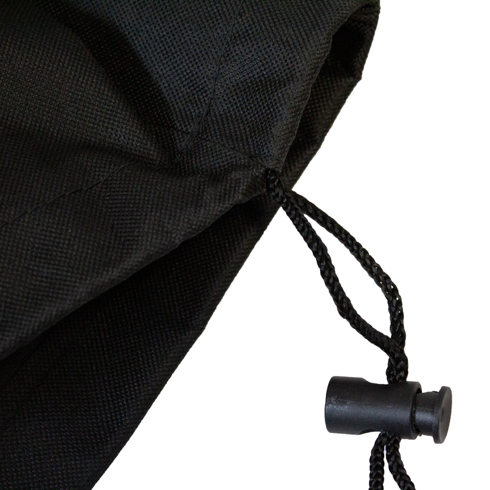 Kordelzug mit Stopper zur Befestigung der Abdeckhaube