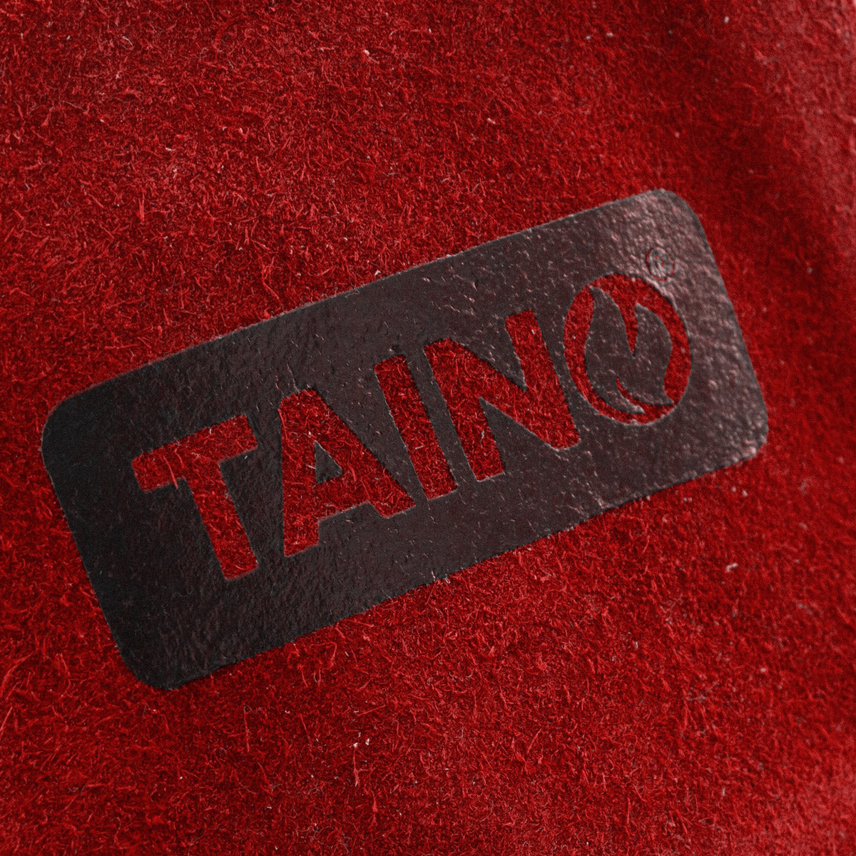 TAINO Grillhandschuhe Leder rot hitzebeständig 3