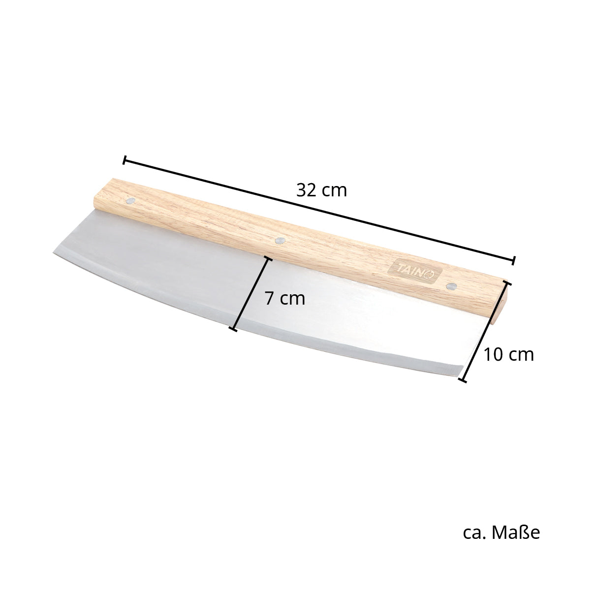 Pizzaschneider mit Holzgriff
