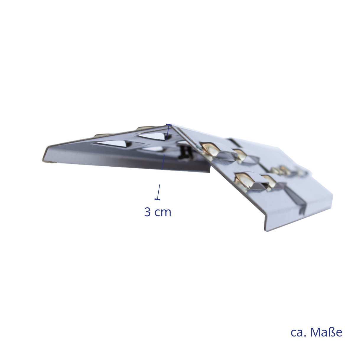 Brennerabdeckung Gasgrill Edelstahl Universal 29 - 43 cm - 5