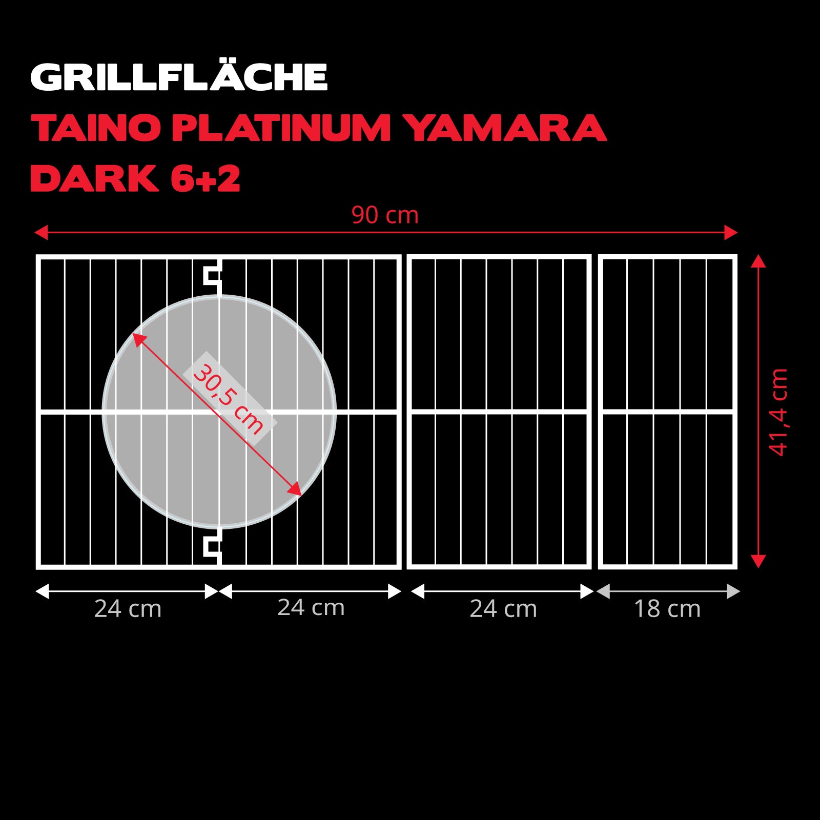 PLATINUM YAMARA DARK 6+2