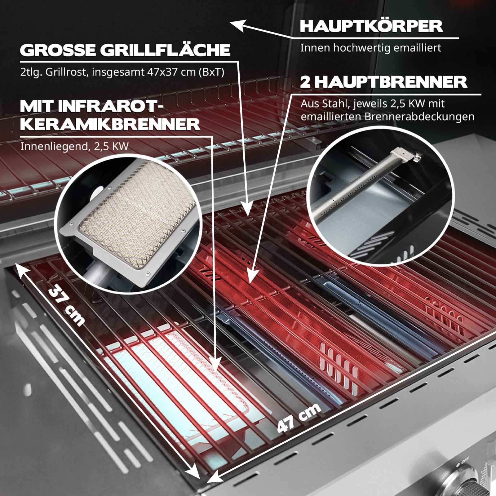WABAYA 3+0 Gasgrill