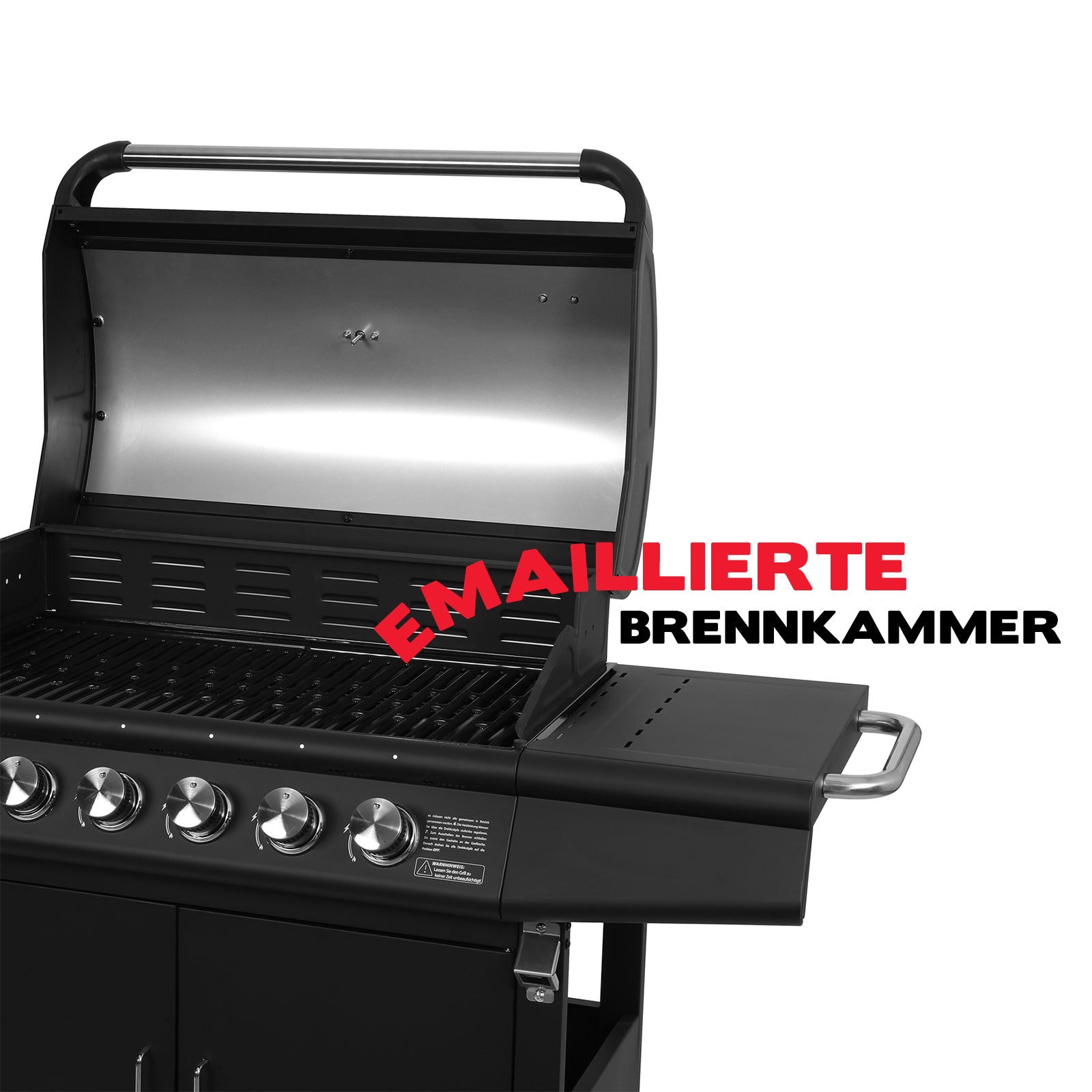 Set RED 6+1 Gasgrill + Abdeckhaube + Gasregler