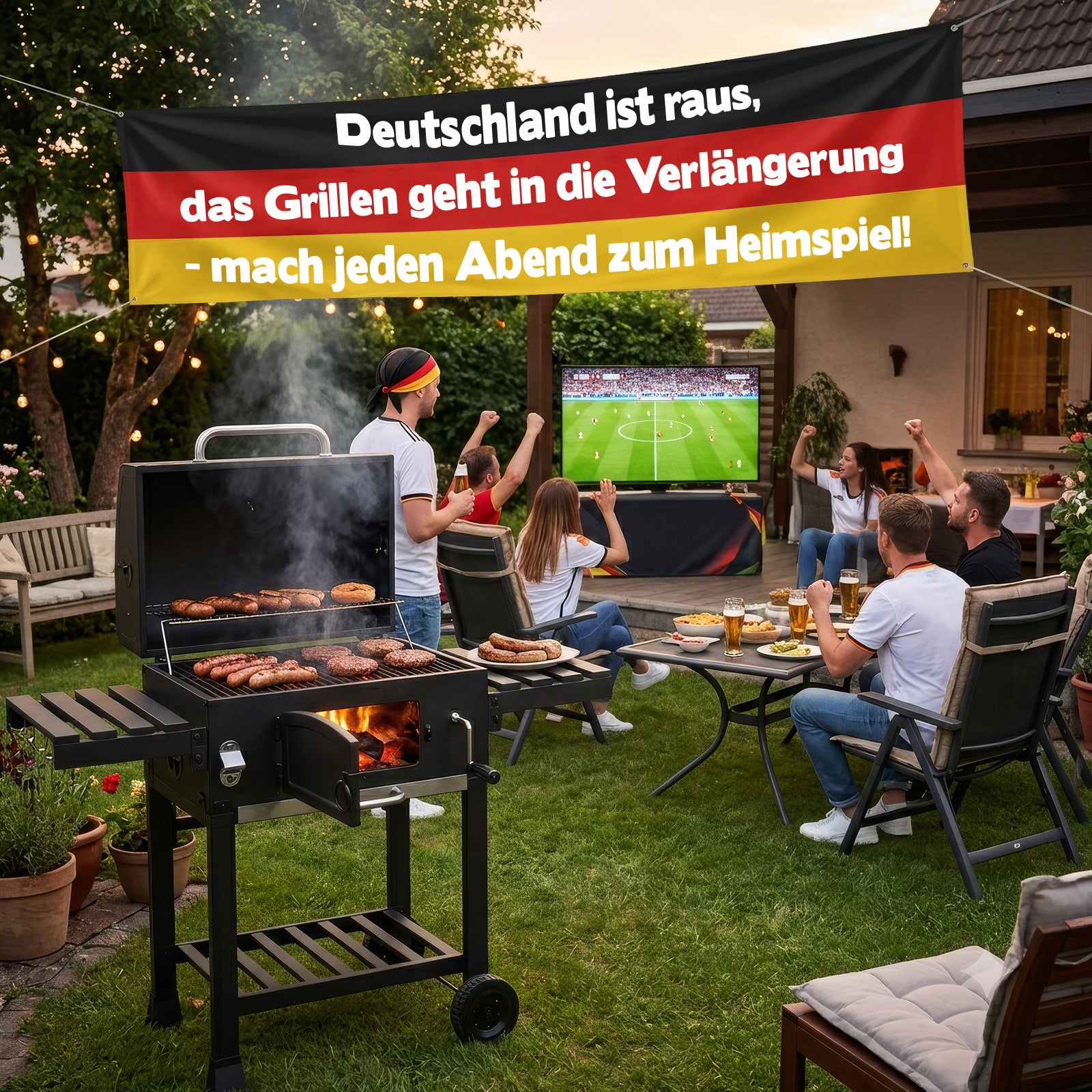 HERO XL Holzkohlegrill