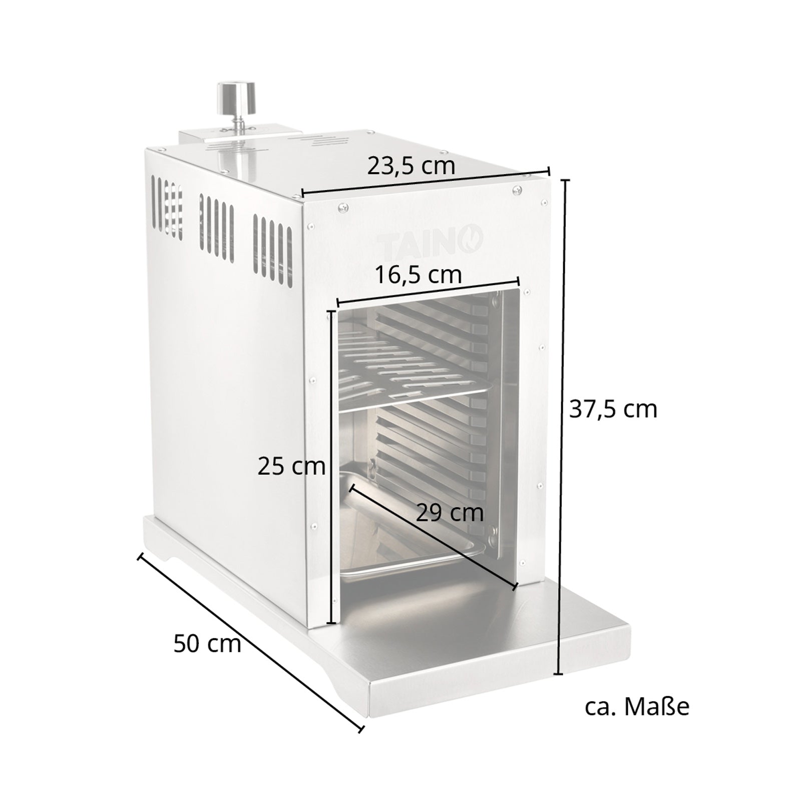 Gasgbetriebener Oberhitzegrill bis zu 800 °C