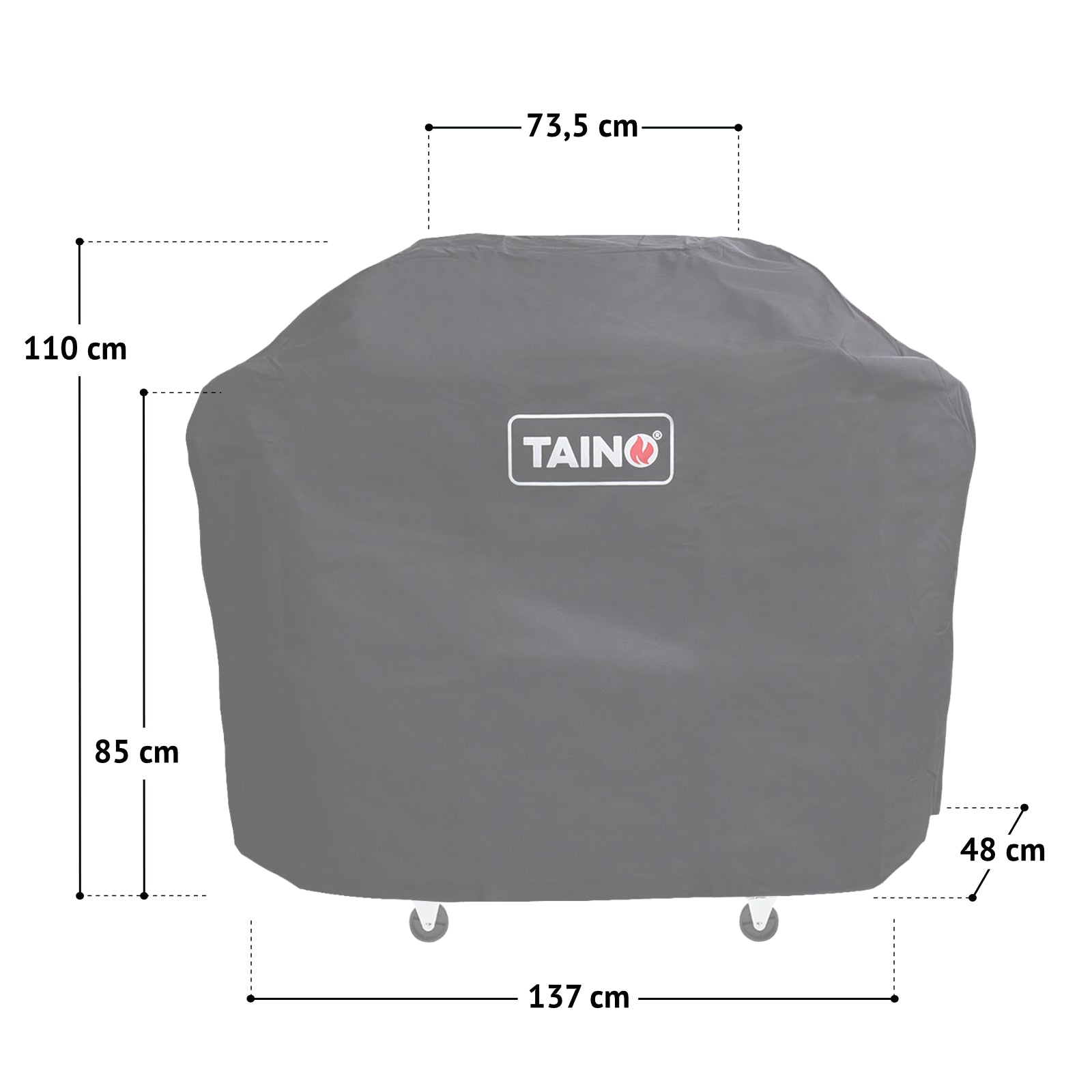 Abdeckhaube für Gasgrill RED 4+1, RED 6+1 und YAMARA 4+2